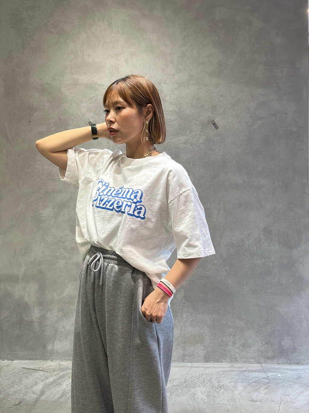 受付終了【予約販売】Cinema Pizzeria スラブTシャツ／ING