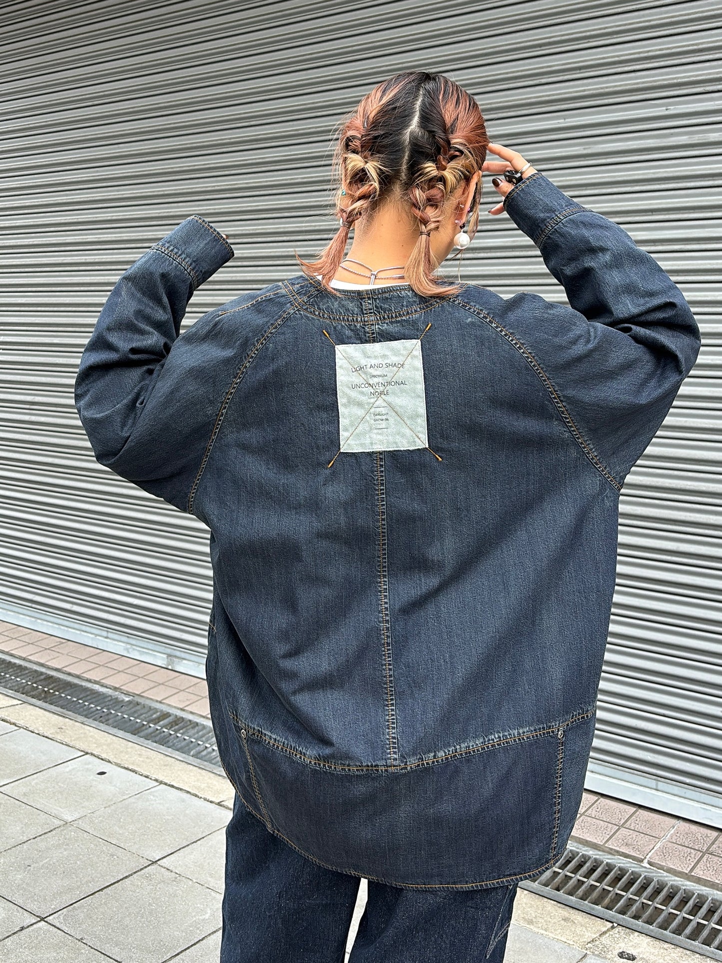 裏キルトダンガリージャケット／ayane