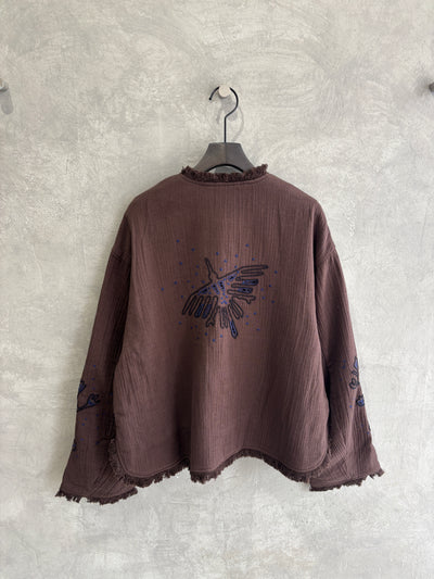 刺繍クルーネックジャケット／#8643804／LE MÉLANGE／2026 AW #1