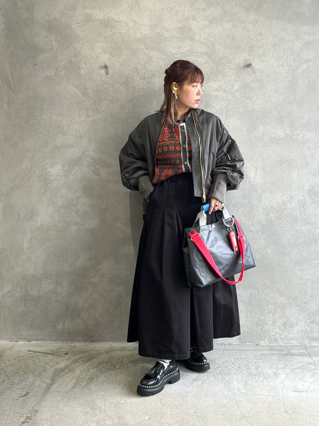 ジャガードカーディガン／LE MÉLANGE