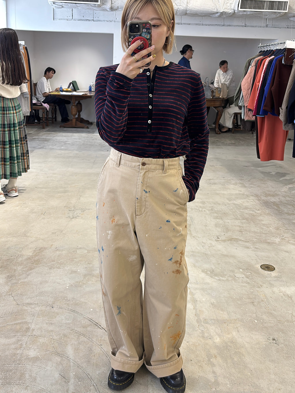 【予約⚡︎販売】ペイントチノパンツ／8653501／LE MÉLANGE／2026 AW #2