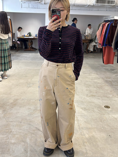 【予約⚡︎販売】ペイントチノパンツ／8653501／LE MÉLANGE／2026 AW #2