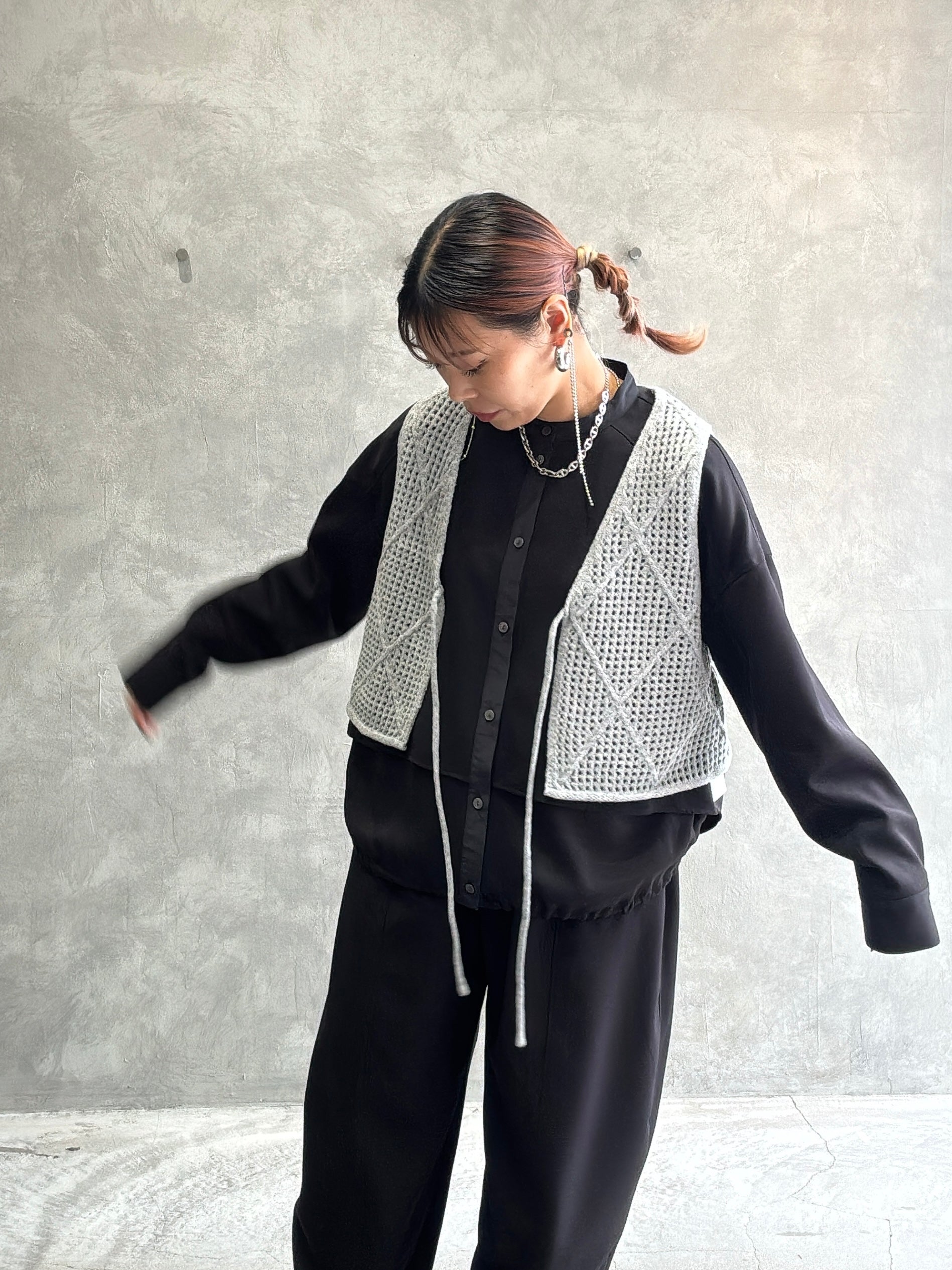 ★タグ付き新品★コラボ ベスト CYAN TOKYO×champdelarose 楽天市場】cyan tokyo（ベスト・ジレ｜トップス）：レディース