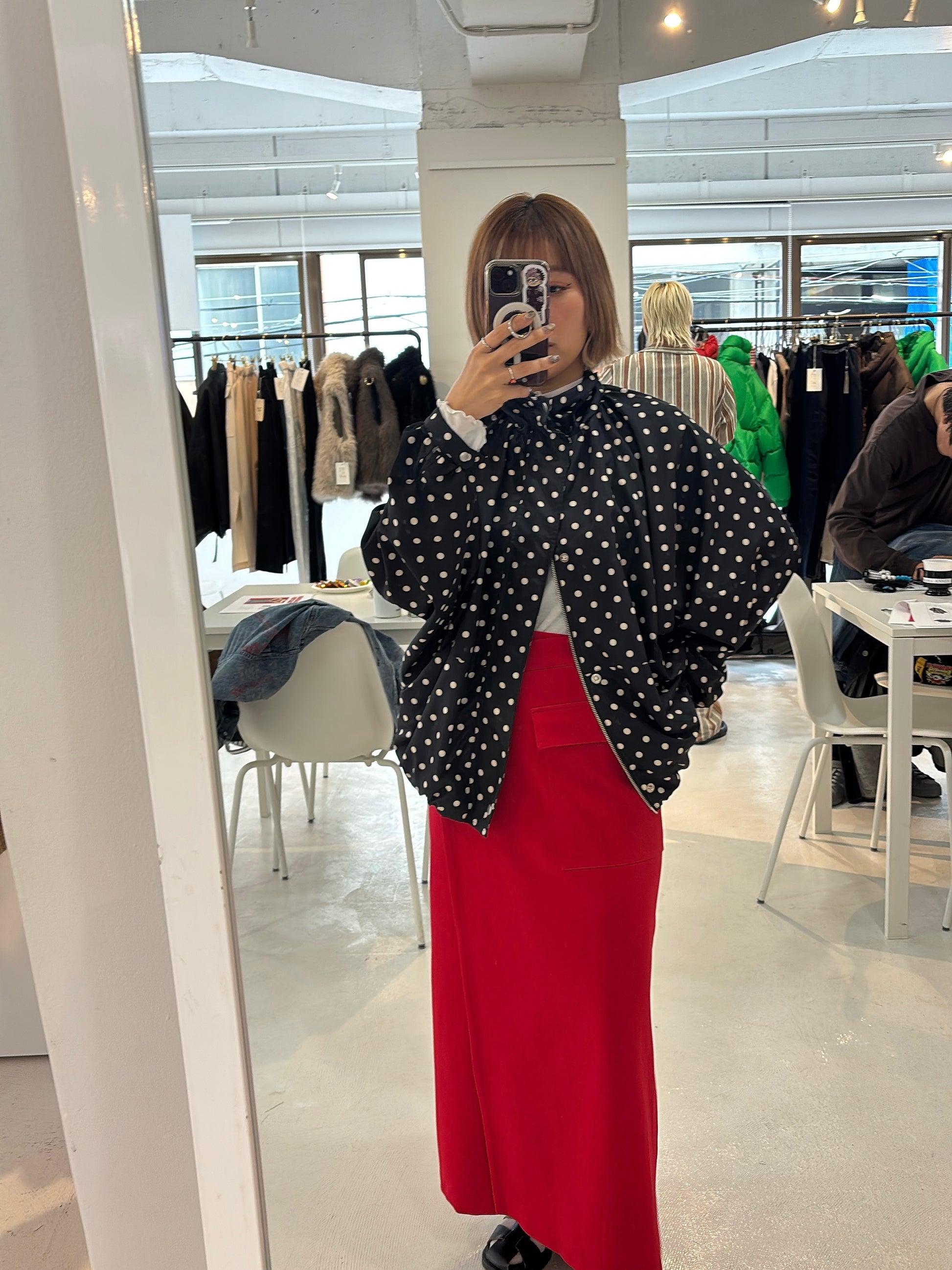 【予約⚡︎販売】ドットブルゾン／MG JK-26096-A／MARGAUX VINTAGE／2026 AW＃1