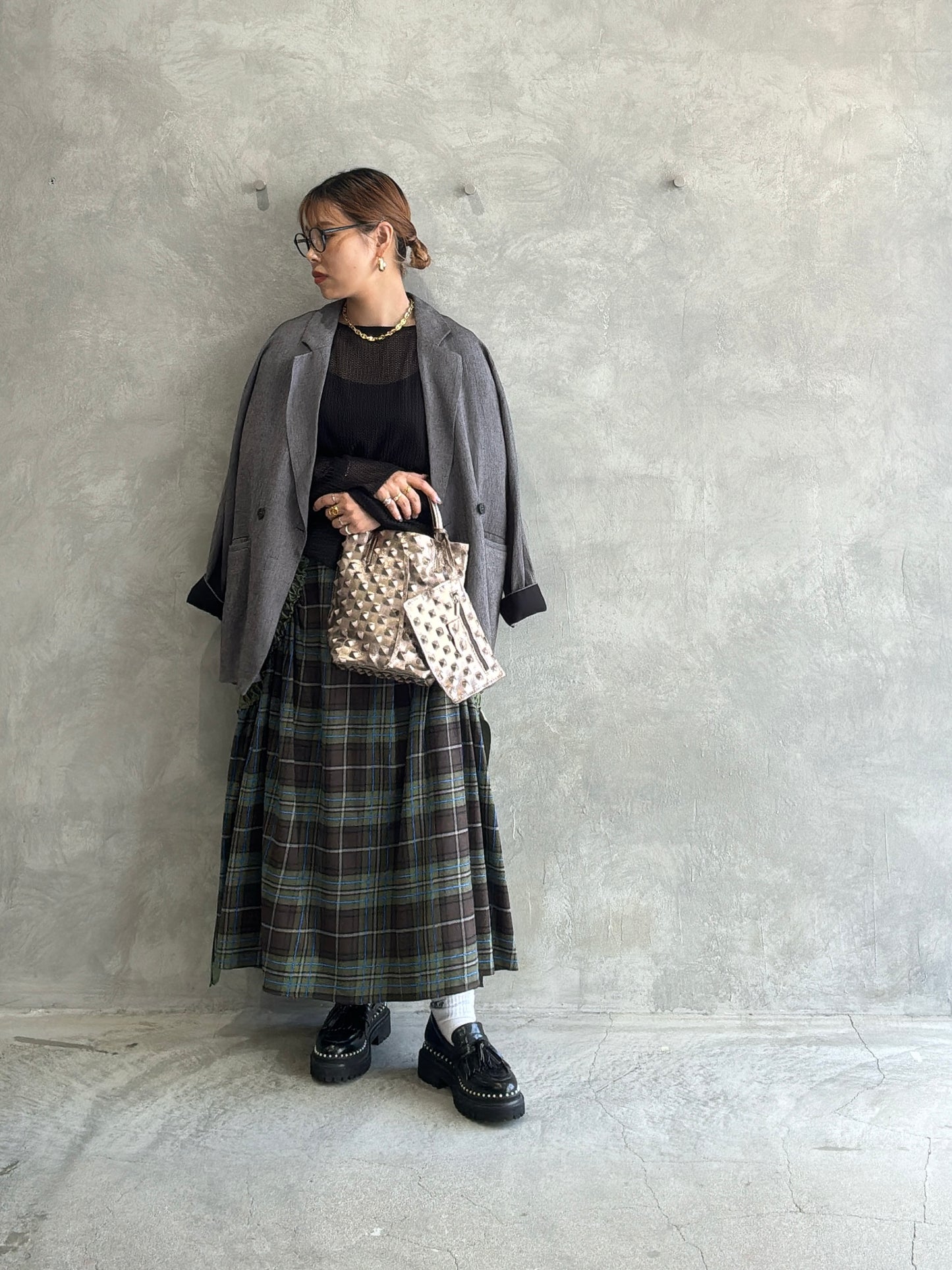 リラックスシルエットジャケット／LHELBIE