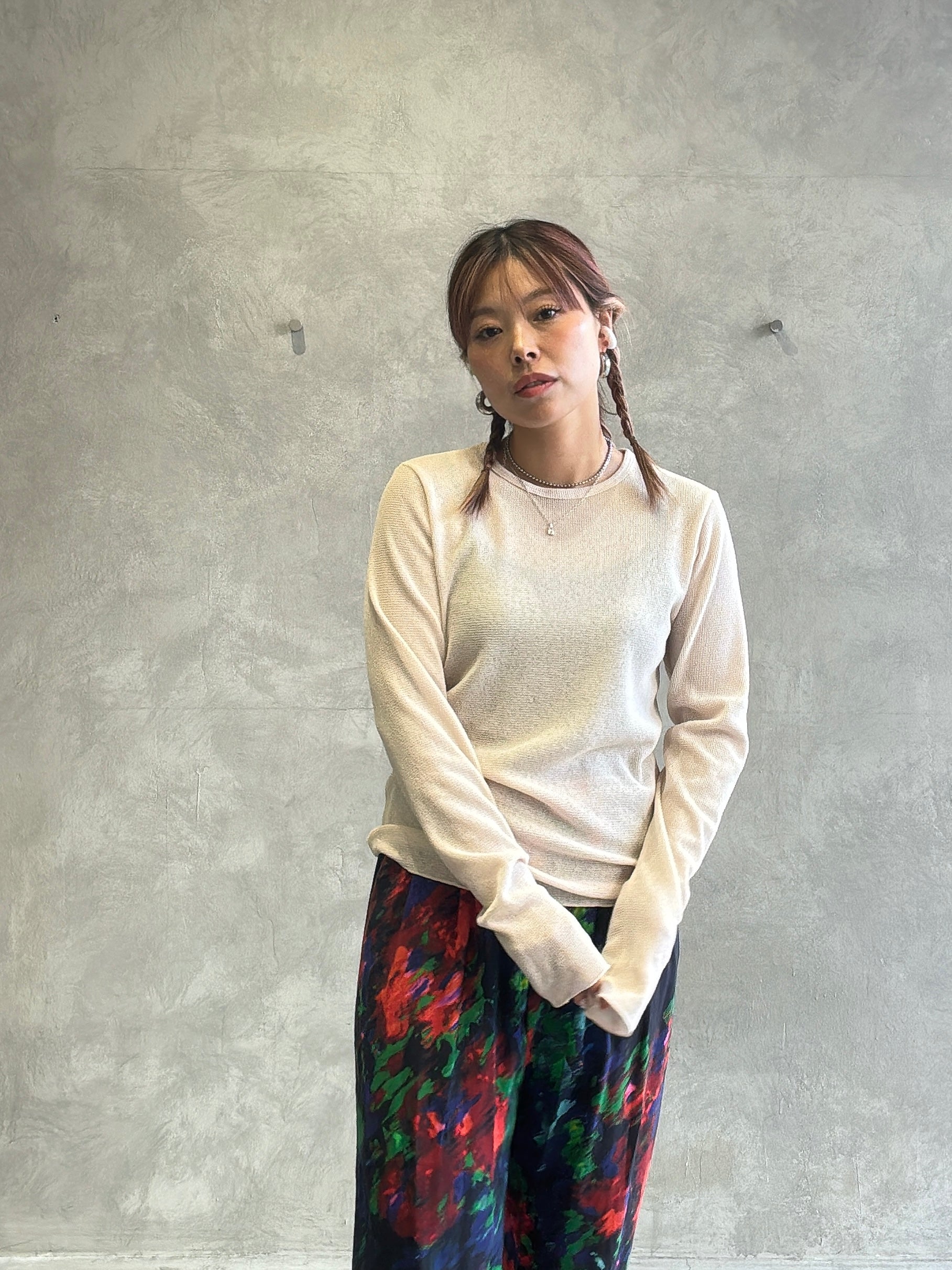 ボートネックカットソー／8611010／LE MÉLANGE