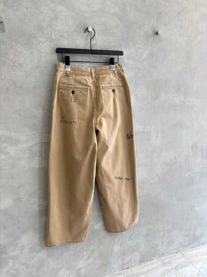 【再入荷】プリントチノパン／LE MÉLANGE