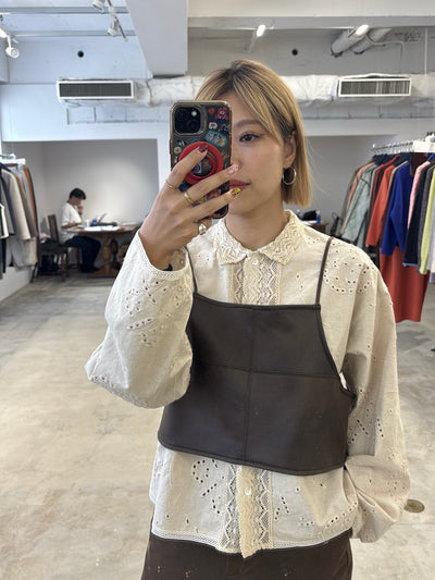 受付終了【予約⚡︎販売】モッチモチダンボール箔プリントビスチェ／8651702／LE MÉLANGE／2026 AW #2