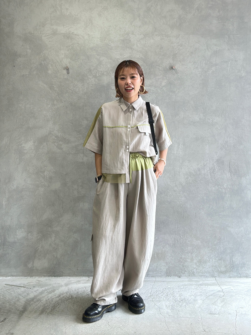 メッシュドッキングブラウス／MARECHAL TERRE