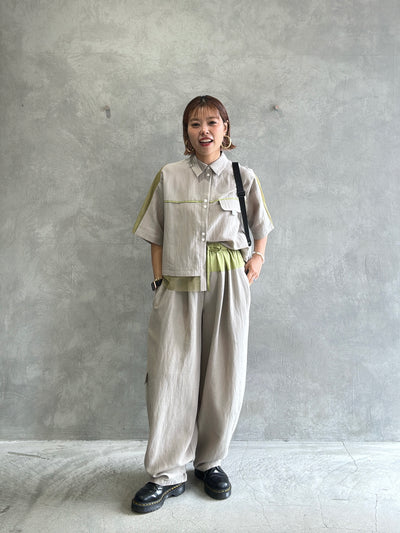 メッシュドッキングブラウス／MARECHAL TERRE