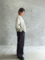 ラインコットンツイルパンツ／#8643503／LE MÉLANGE／2026 AW #1