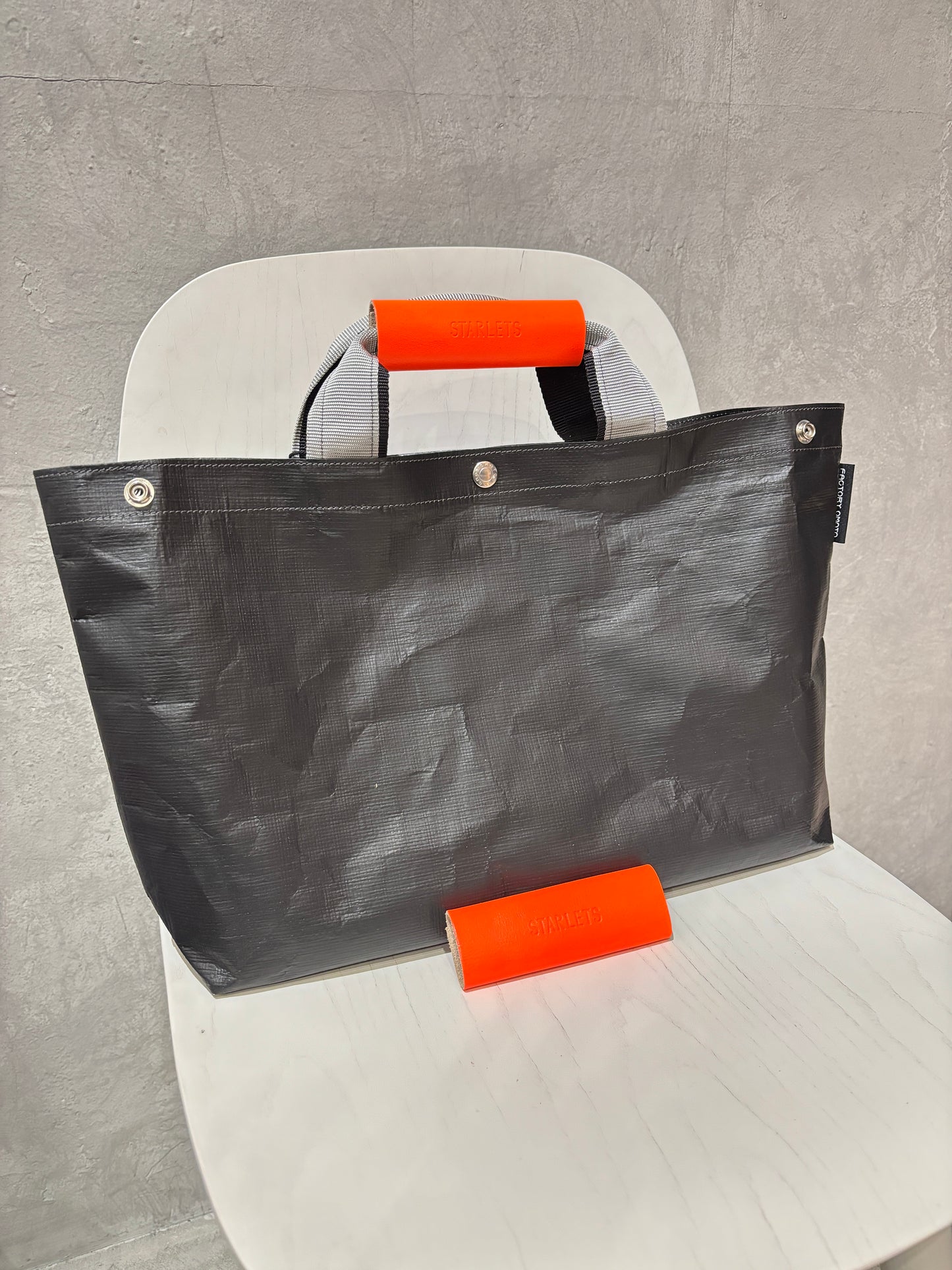 【予約販売】グレー×ブラック（本体：ブラック）／FACTORY OMOTO／BASIC TOTE