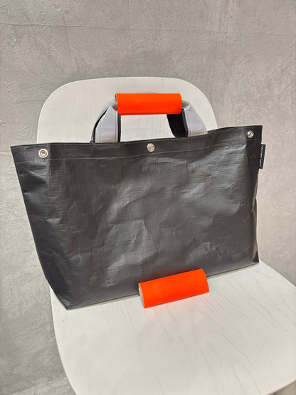 【予約販売】グレー×ブラック（本体：ブラック）／FACTORY OMOTO／BASIC TOTE