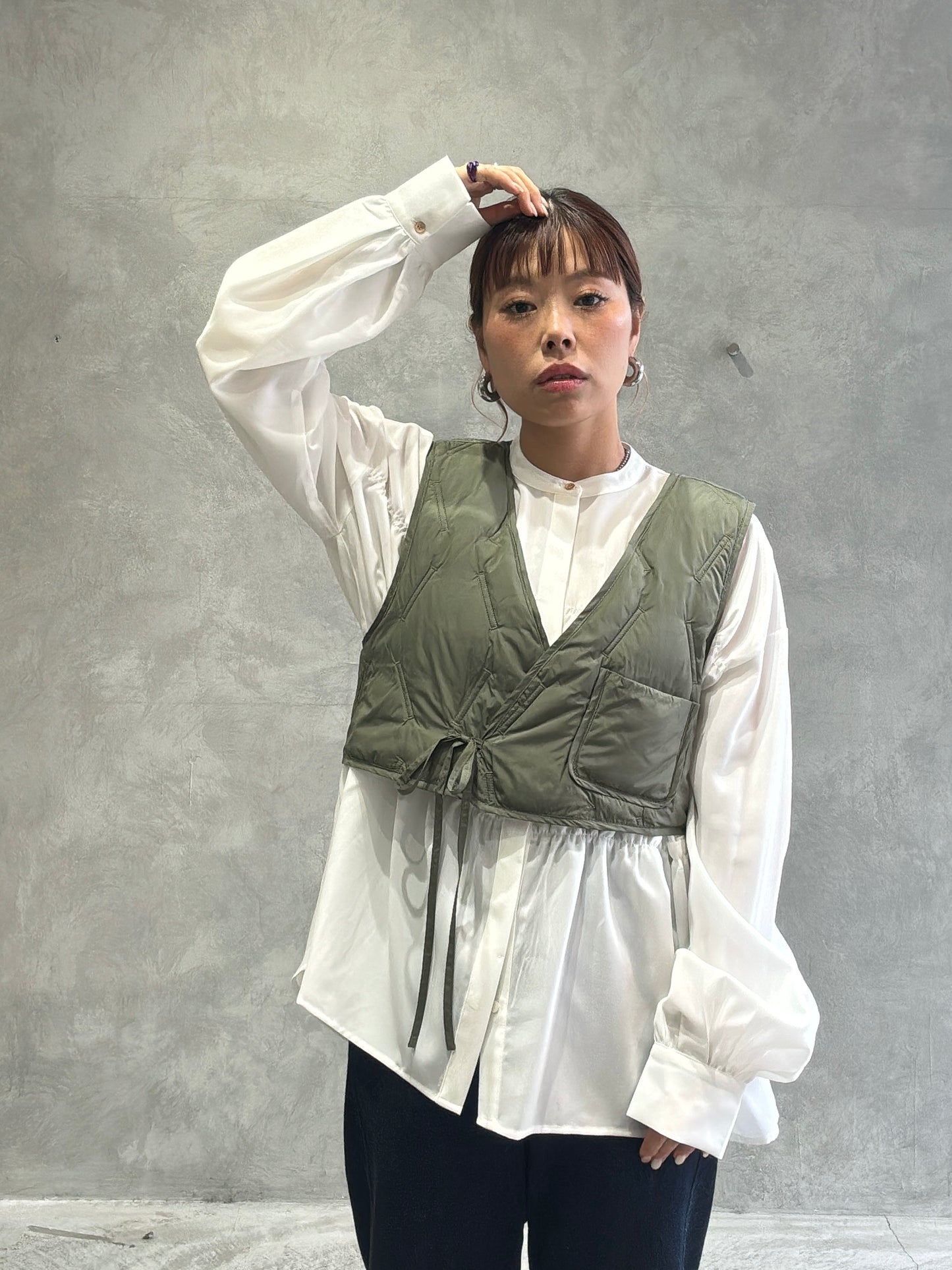 キルティングジレ／Dignite collier