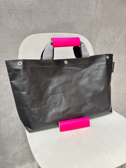 【予約販売】グレー×ブラック（本体：ブラック）／FACTORY OMOTO／BASIC TOTE
