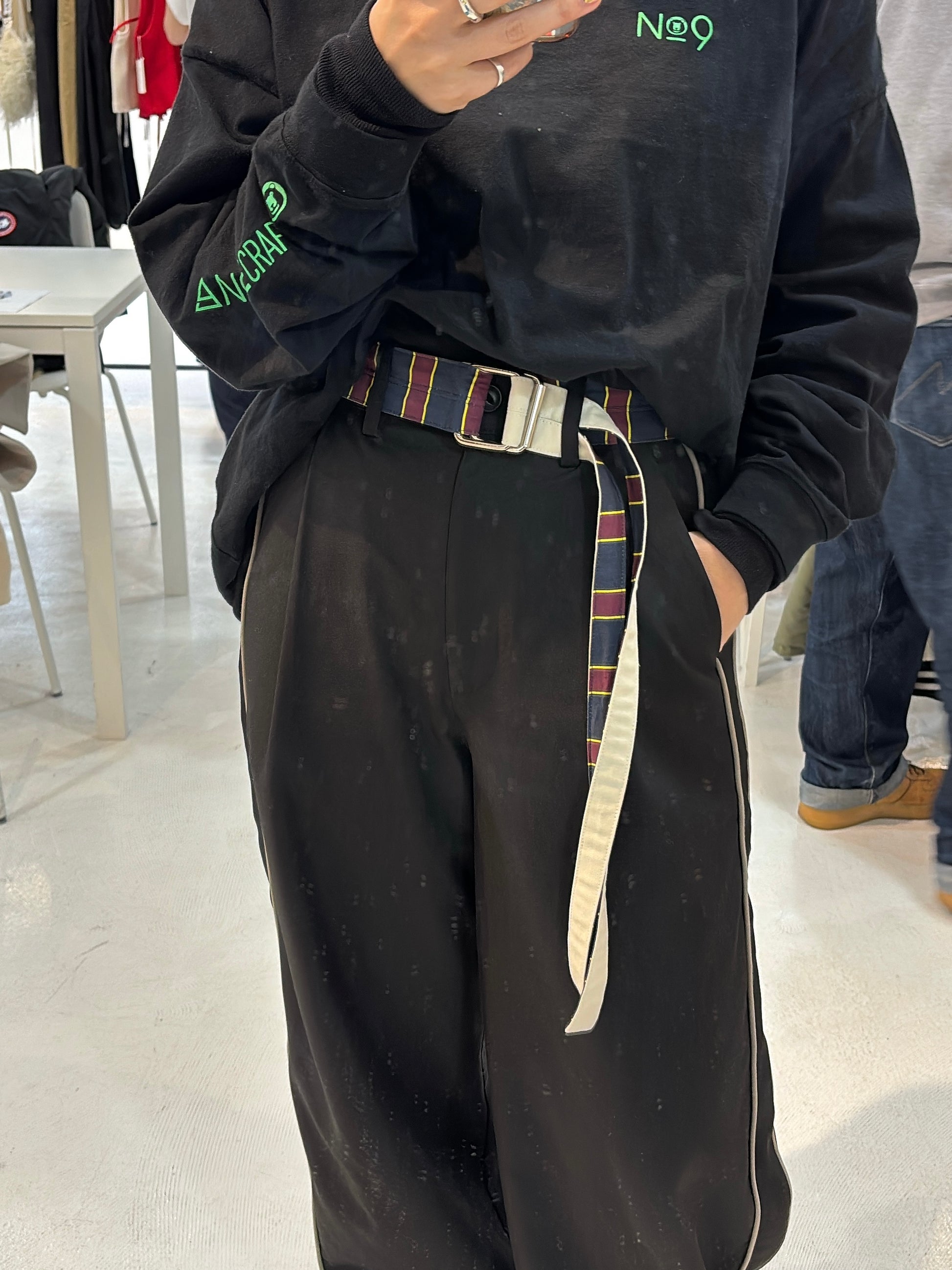 受付終了【予約販売】レジメンタル柄ベルト／AC-26067-S／MARGAUX VINTAGE／2026 SS#2