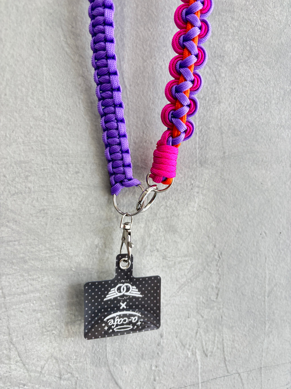 ⭐︎コラボ【予約販売】3wayパラコードスマホショルダー／ホイップウェーブ／受注生産