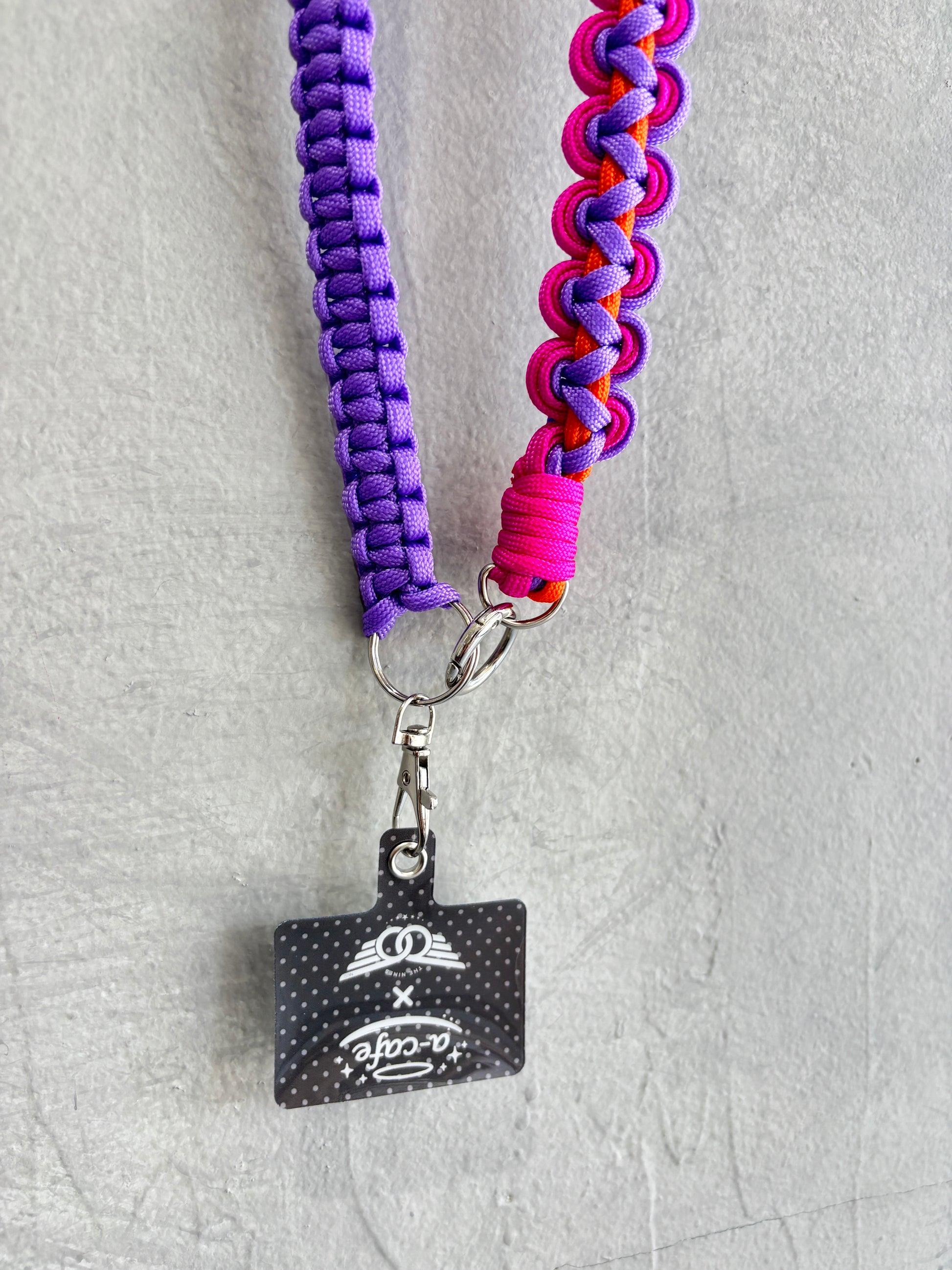 ⭐︎コラボ【予約販売】3wayパラコードスマホショルダー／ホイップウェーブ／受注生産