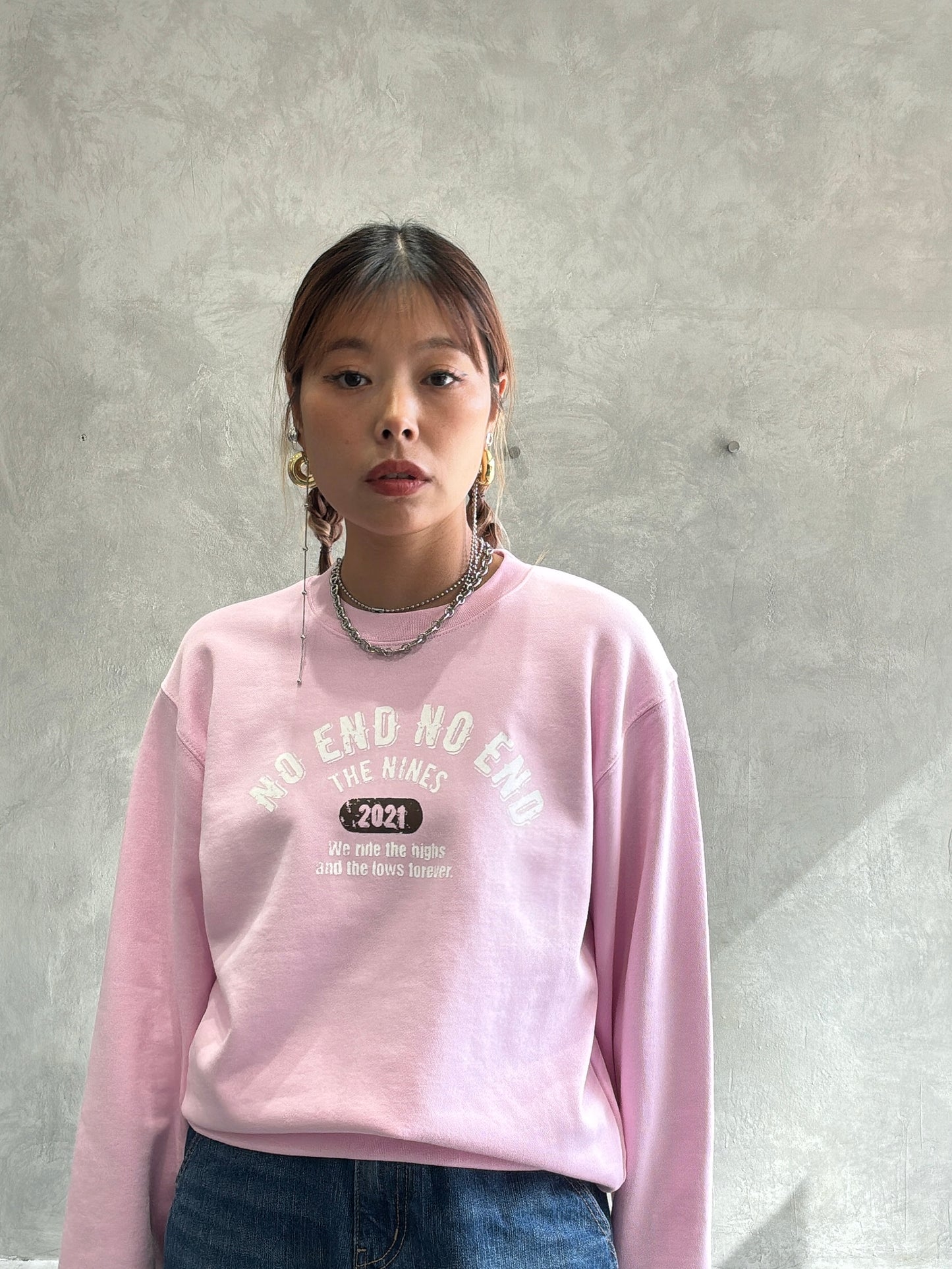 受付終了【予約販売】カレッジデザインスウェット／the Nines