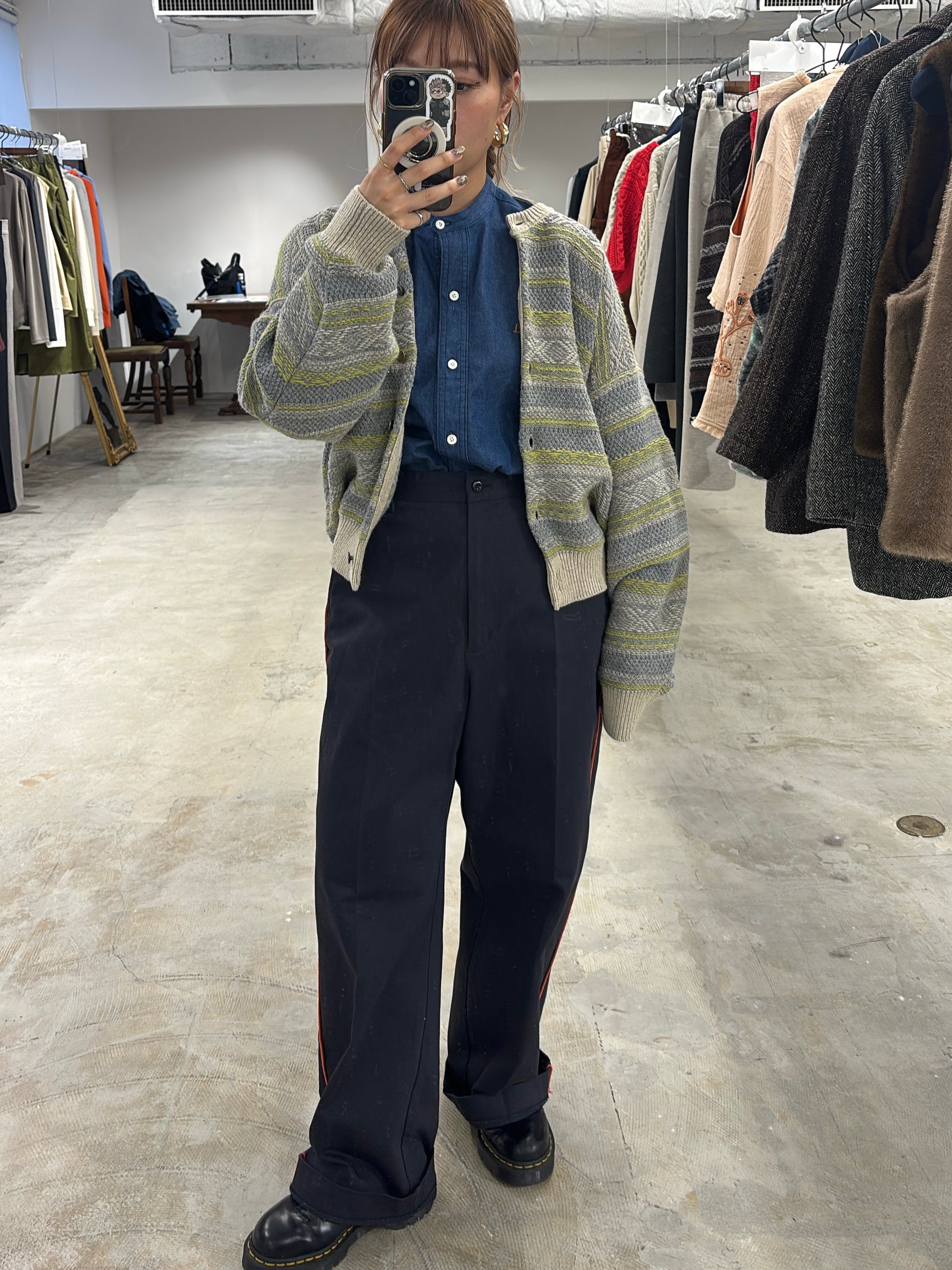 【予約⚡︎販売】ラインコットンツイルパンツ／#8643503／LE MÉLANGE／2026 AW #1