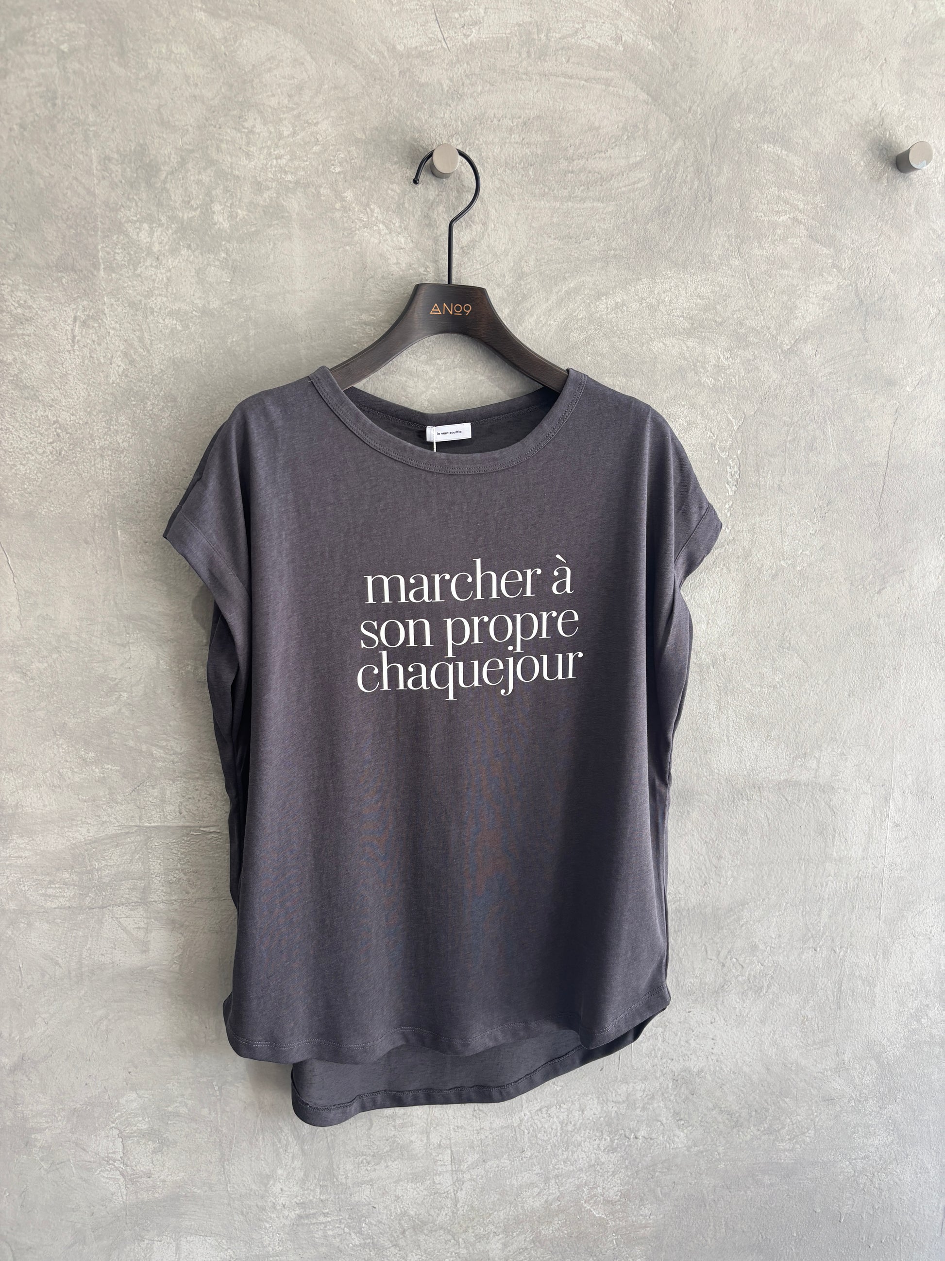 【予約販売】marcher シアー天竺ソフトフレンチTシャツ／ING