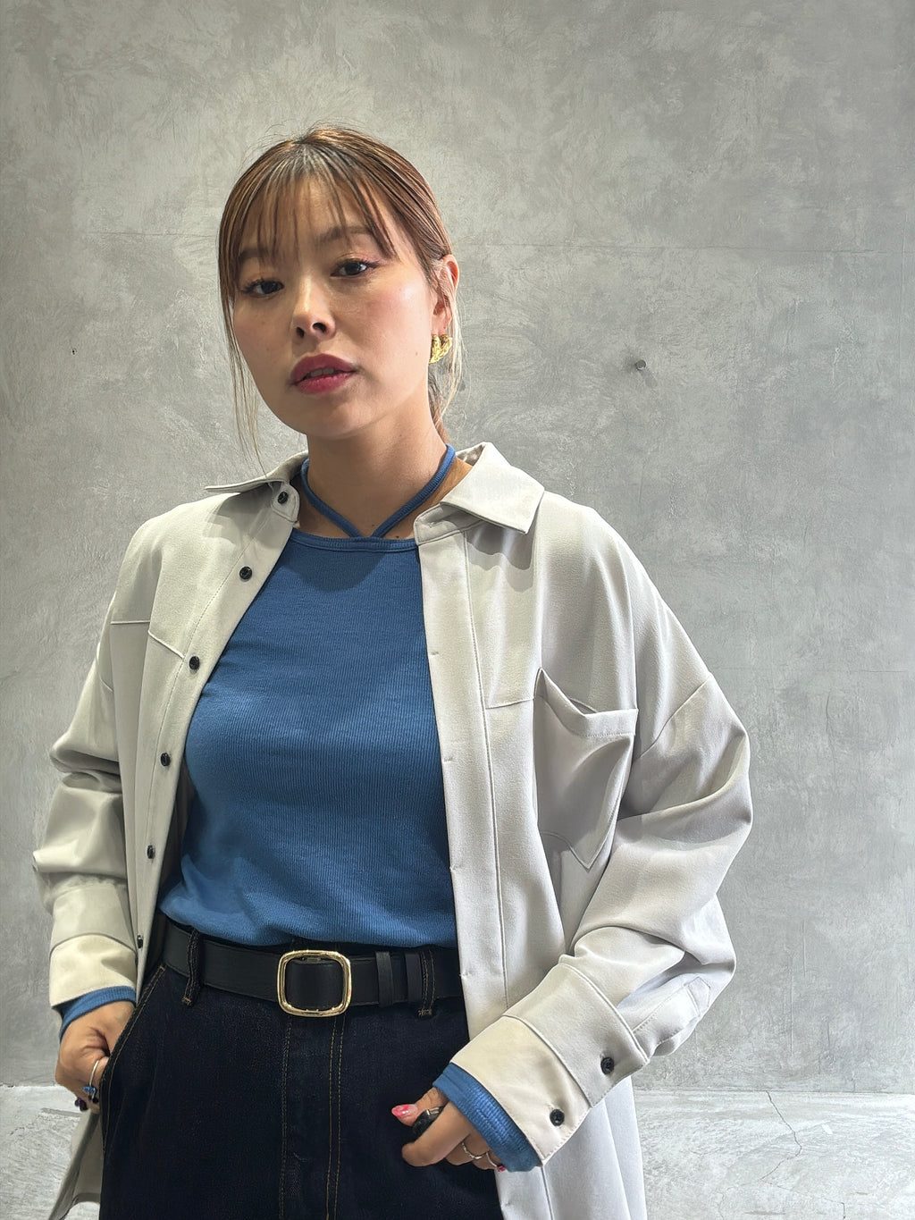 ホルターネックプルオーバー／Dignite collier