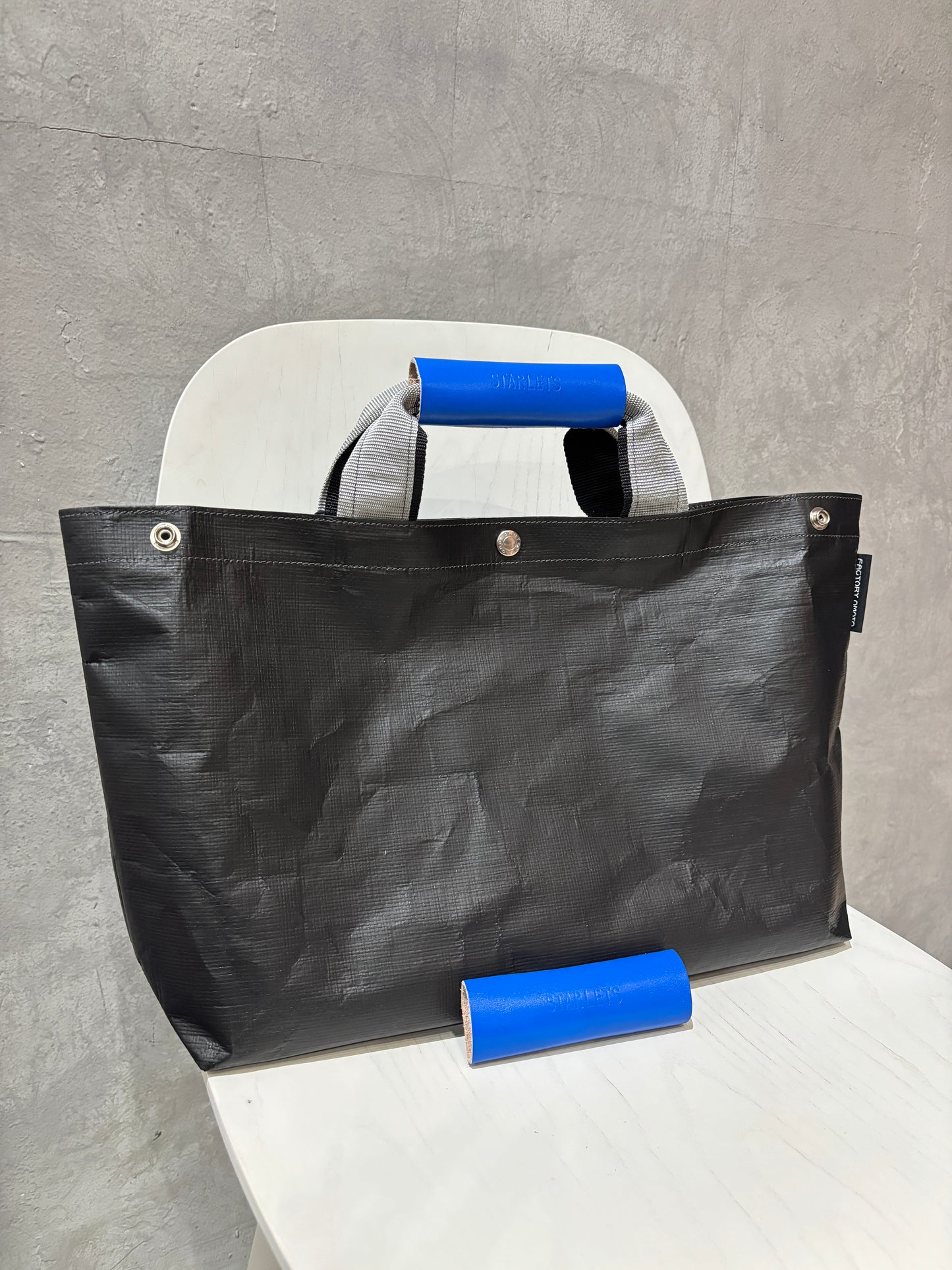 【予約販売】グレー×ブラック（本体：ブラック）／FACTORY OMOTO／BASIC TOTE