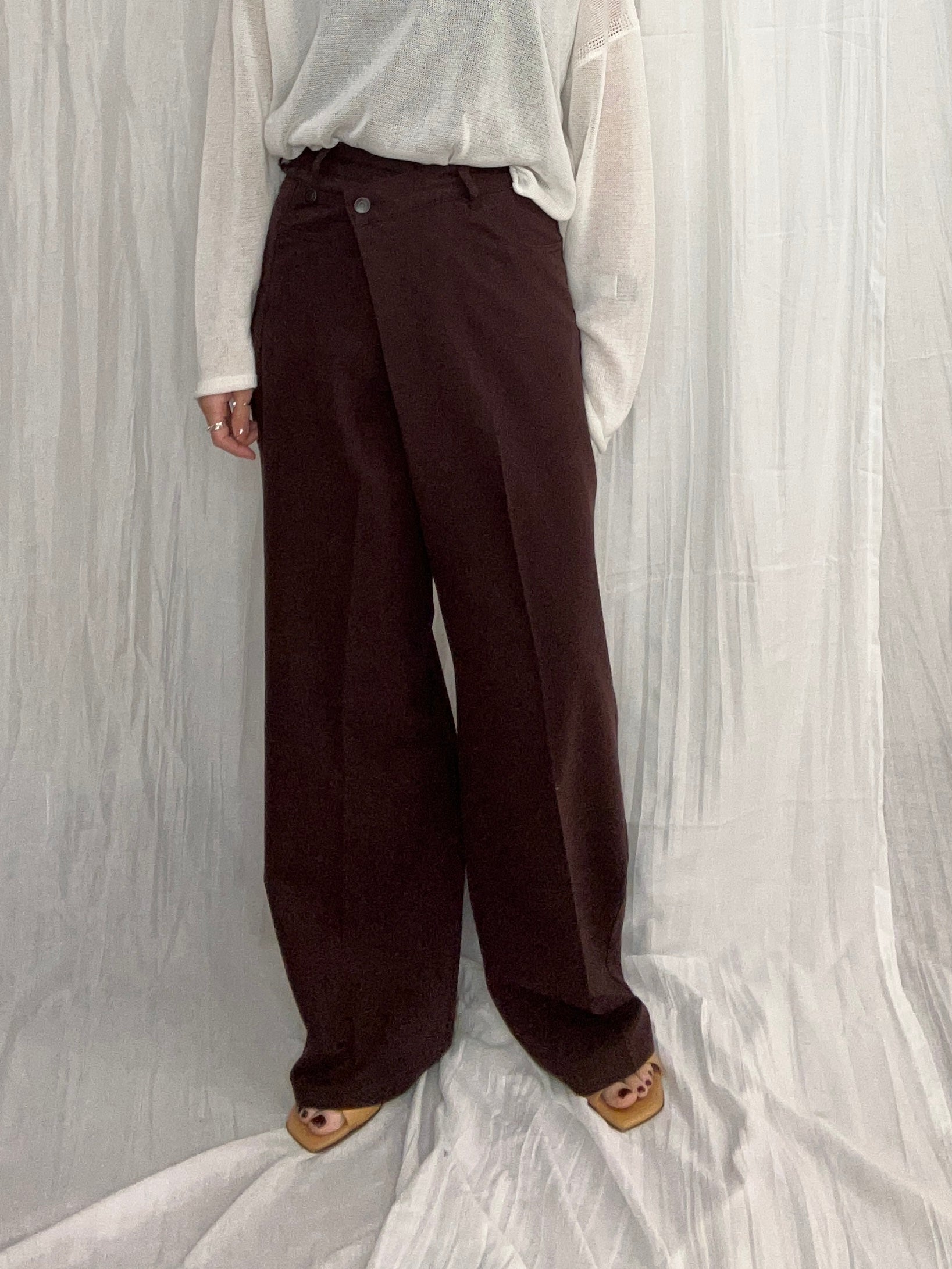 【予約販売】アシンメトリーパンツ／P62025AI／PRIORITY／2026SS