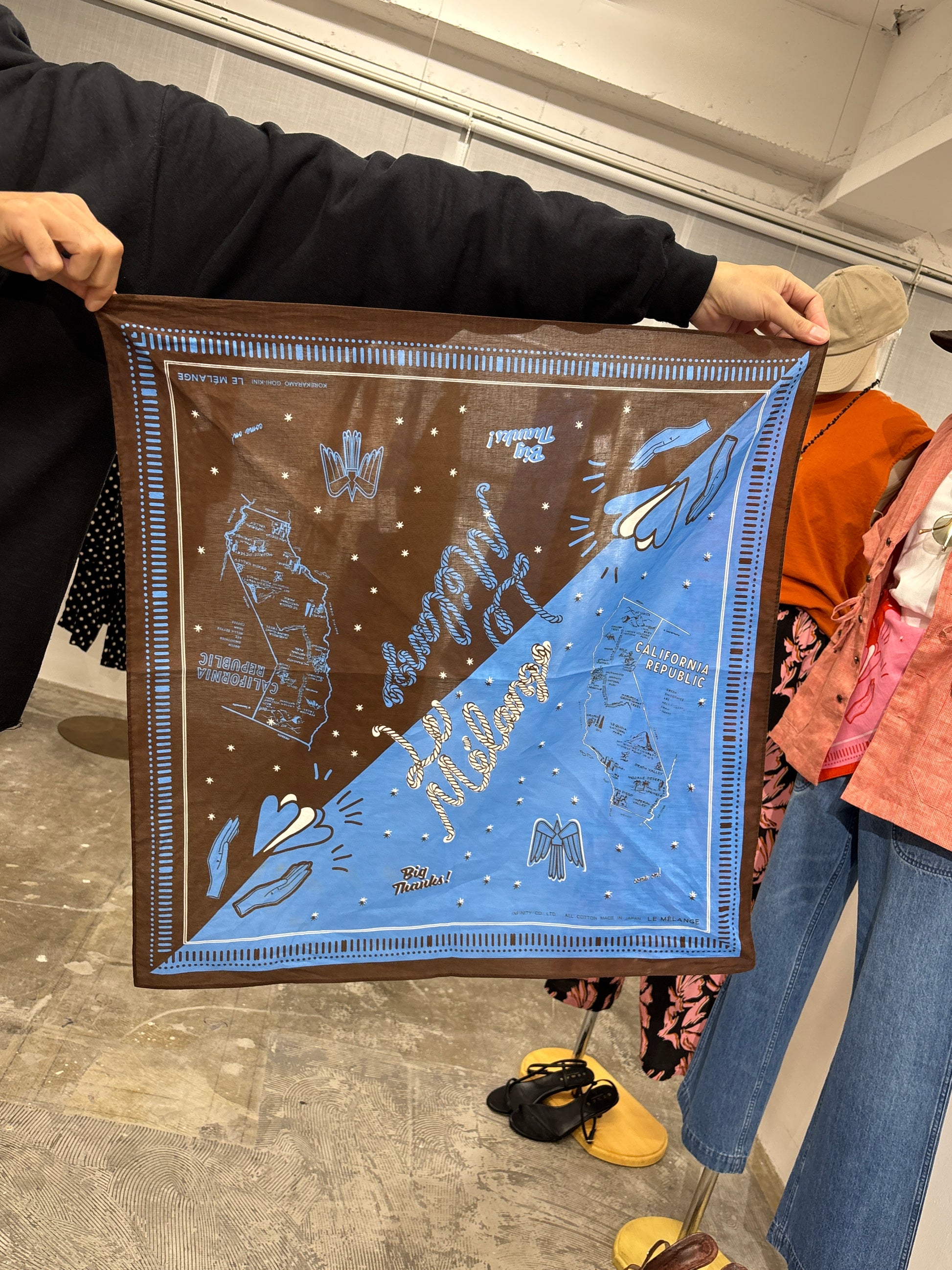 受付終了【予約販売】大判バンダナ／8628001／LE MÉLANGE／2026 SS#2