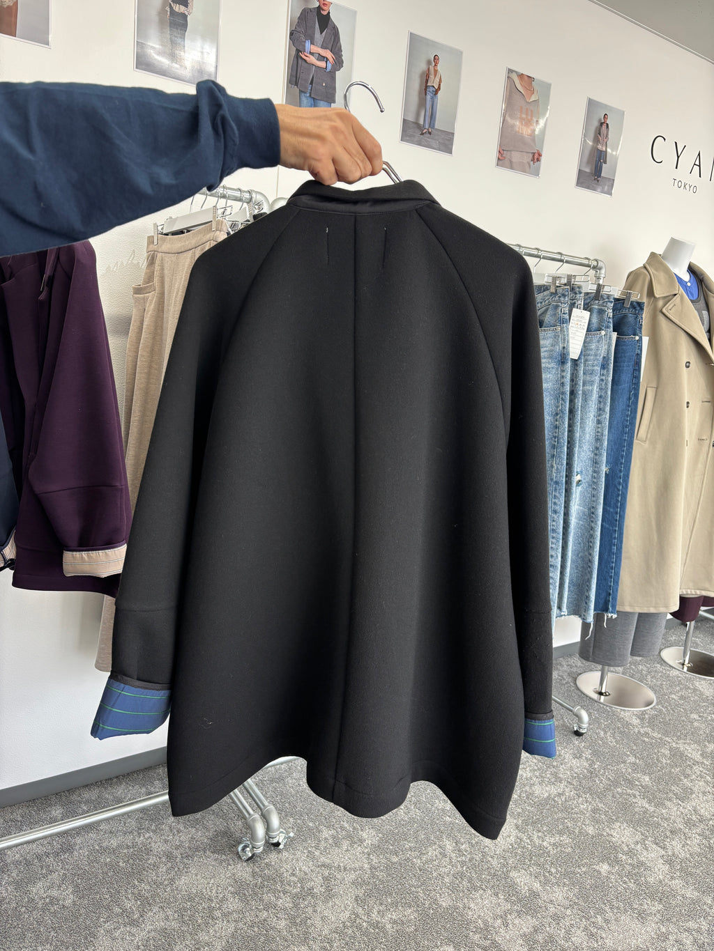 【予約⚡︎販売】マイクロフリースWジャケット／604513／CYAN tokyo／2026 AW#1