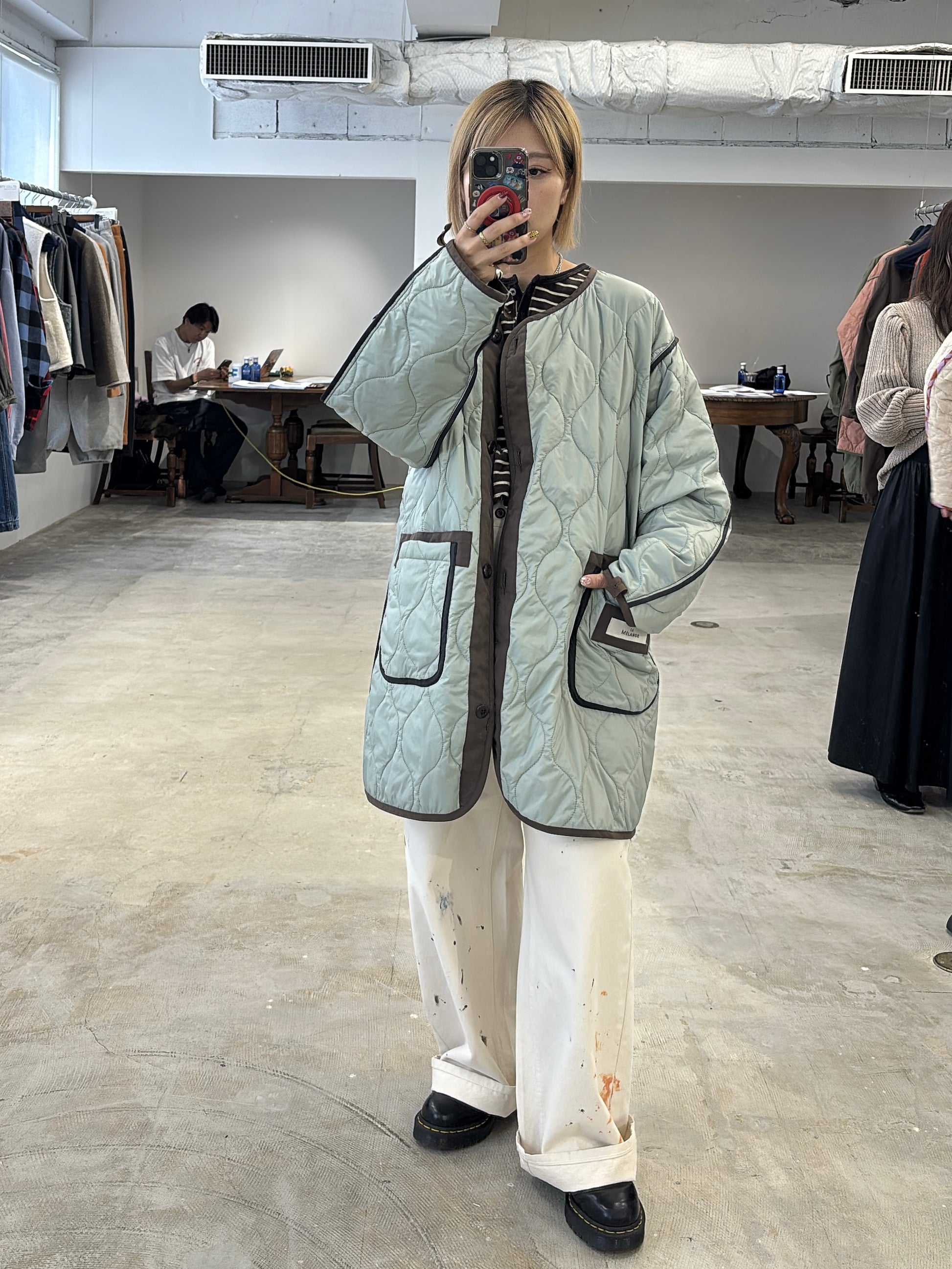 【予約⚡︎販売】リバーシブルキルティングライナー／8653902／LE MÉLANGE／2026 AW #2