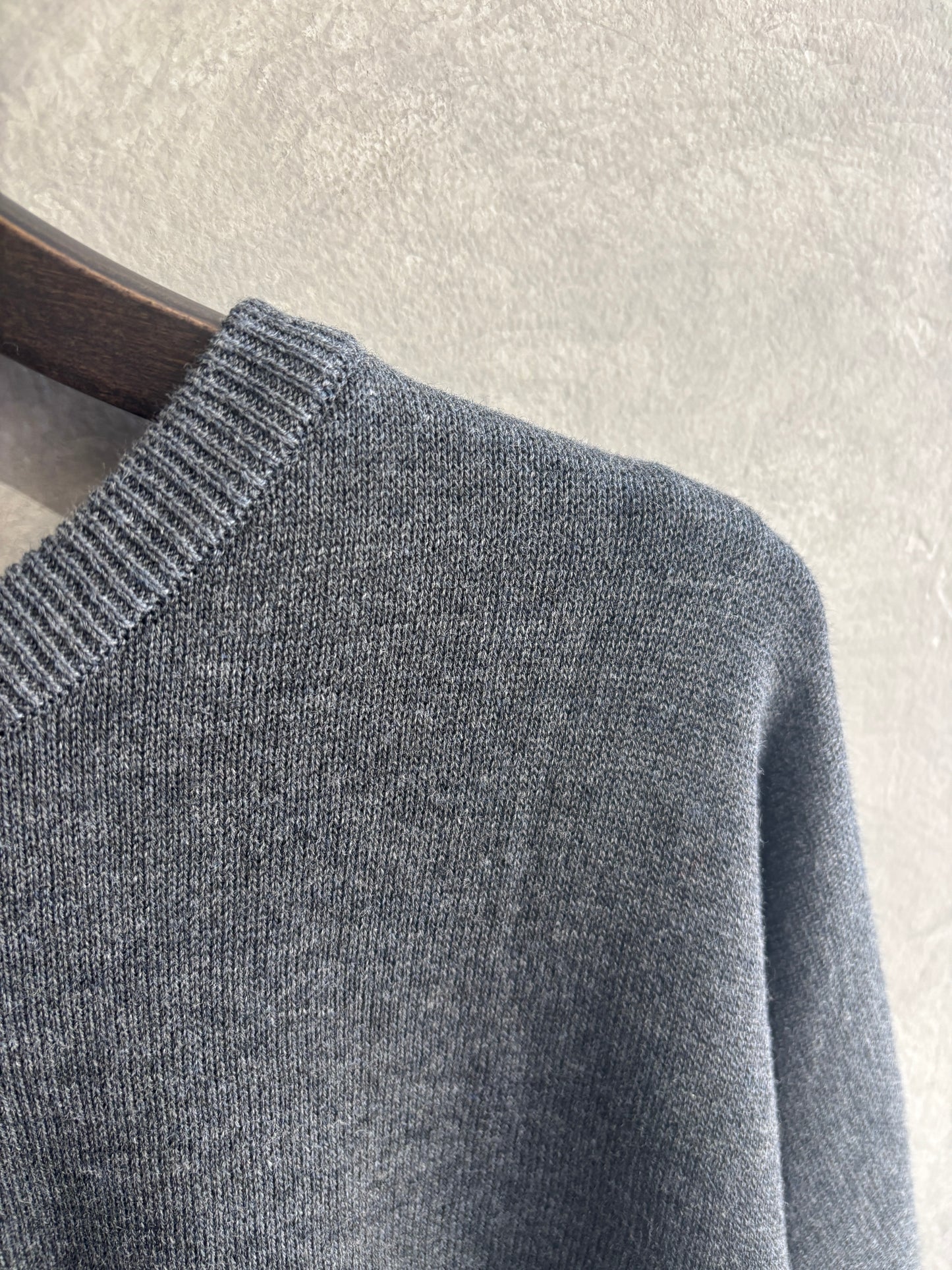 配色ドルマンニット