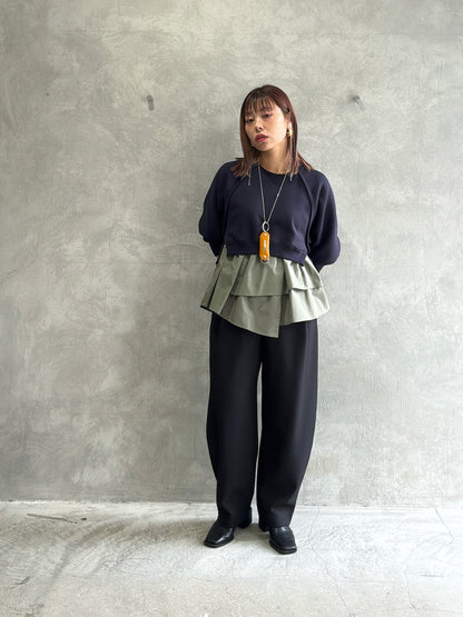 タックカーブパンツ／ANNA  KERRY