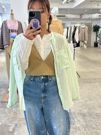 受付終了【予約販売】ECOスウェードベスチェ／8613701／LE MÉLANGE