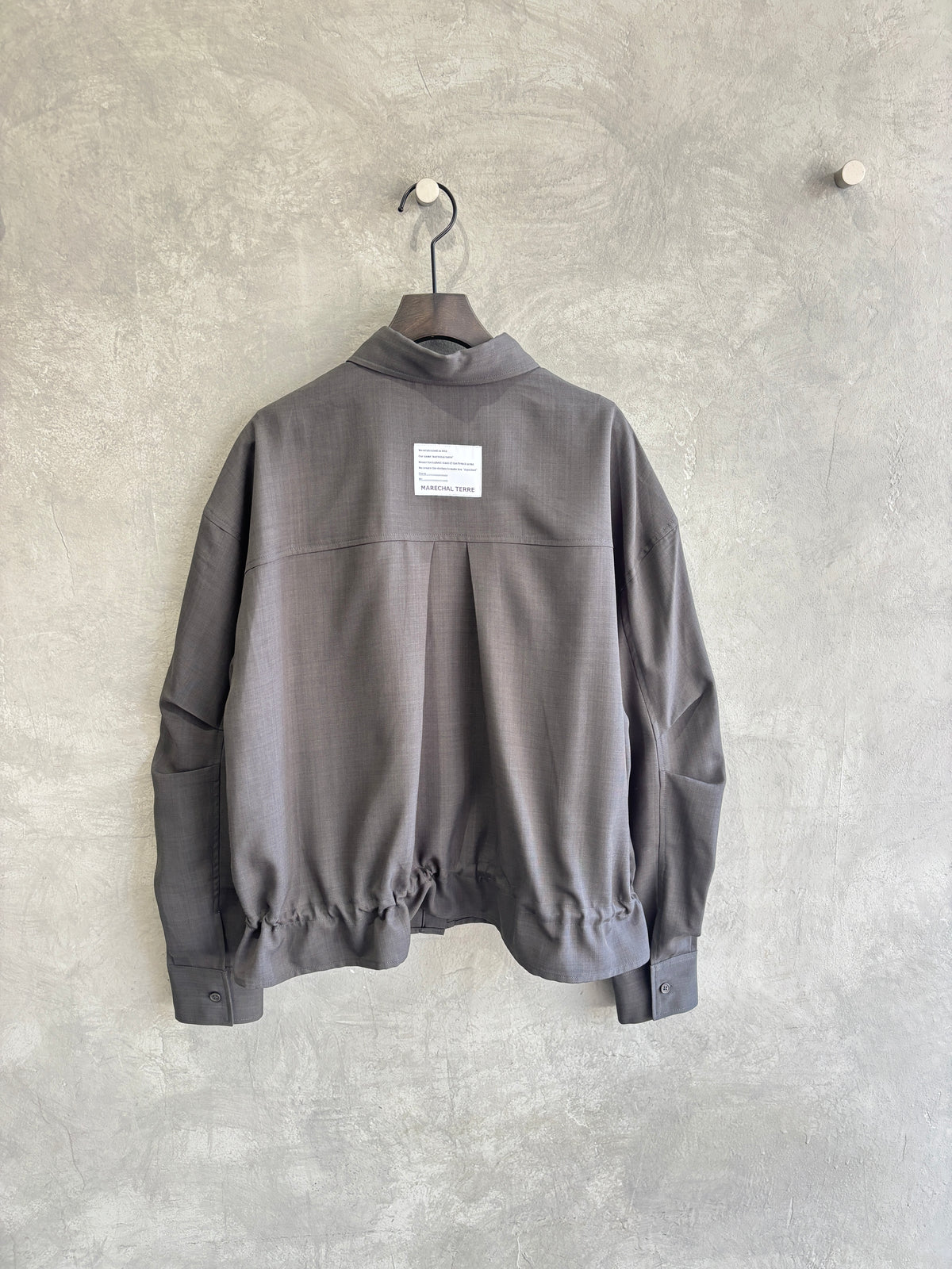 ブルゾンスタイルシャツ／ZMT265BL504／MARECHAL TERRE