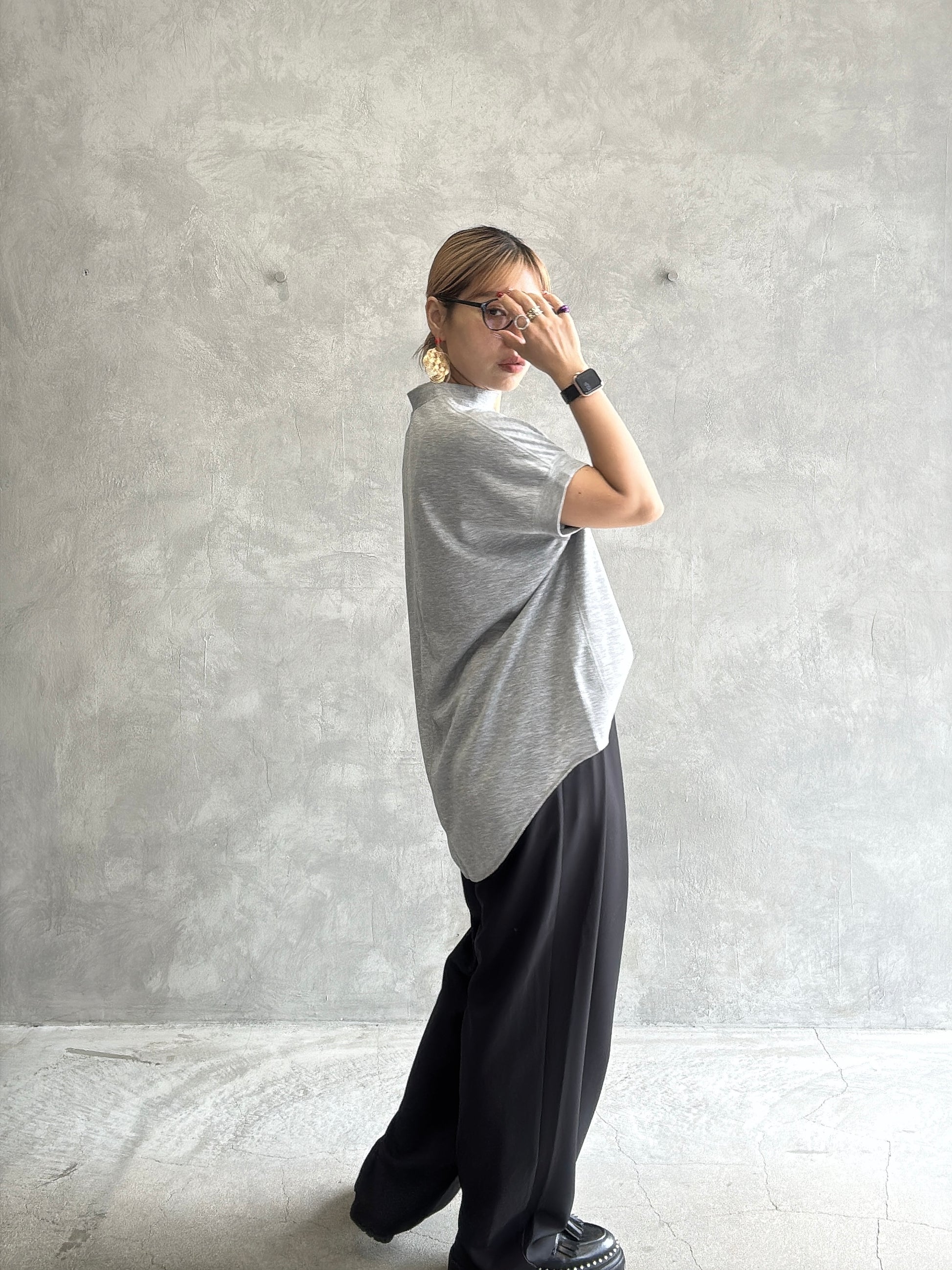 フロントジップカットソー／MG CT-26104-A／MARGAUX VINTAGE／2026 AW＃1