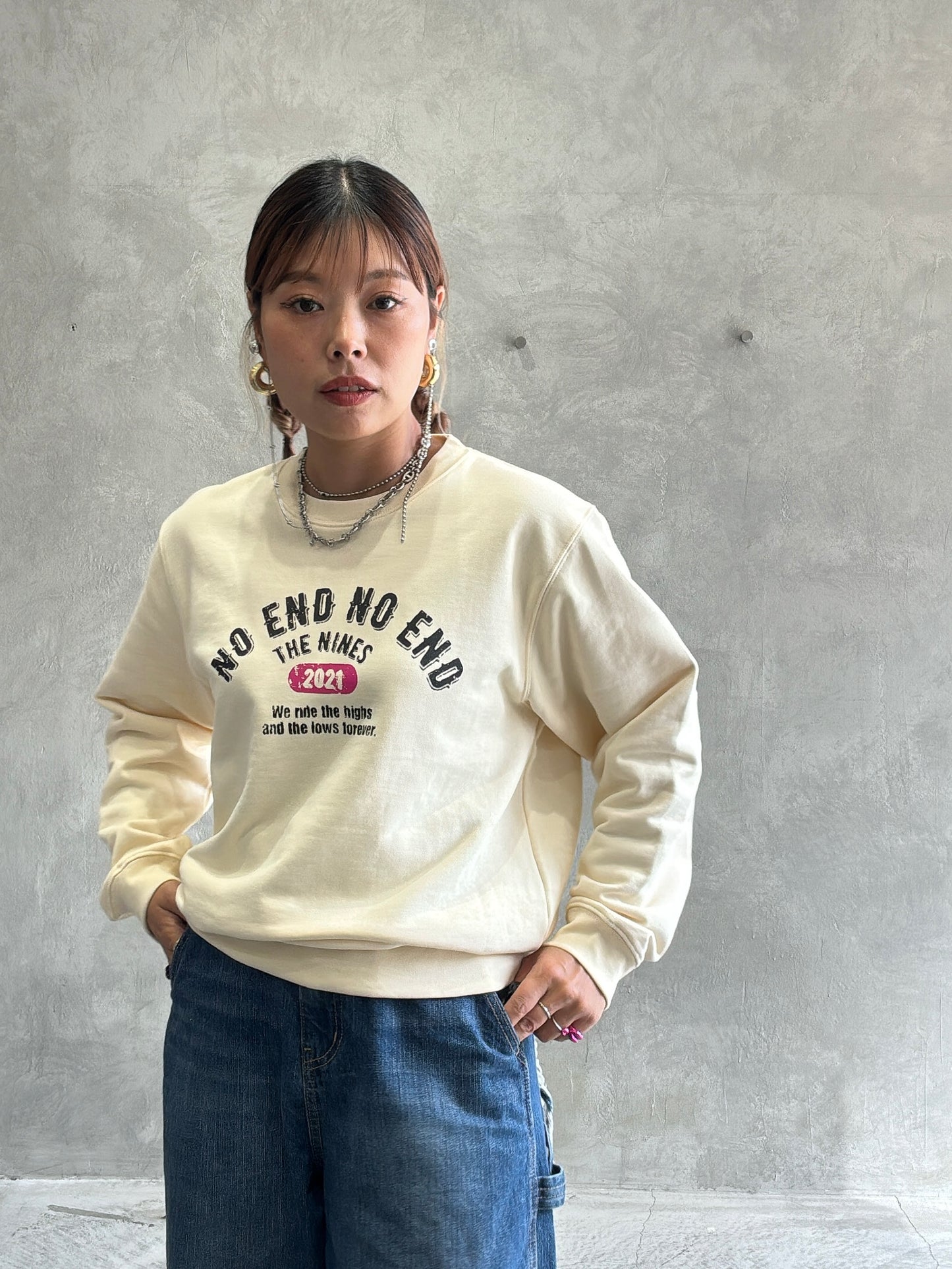 受付終了【予約販売】カレッジデザインスウェット／the Nines