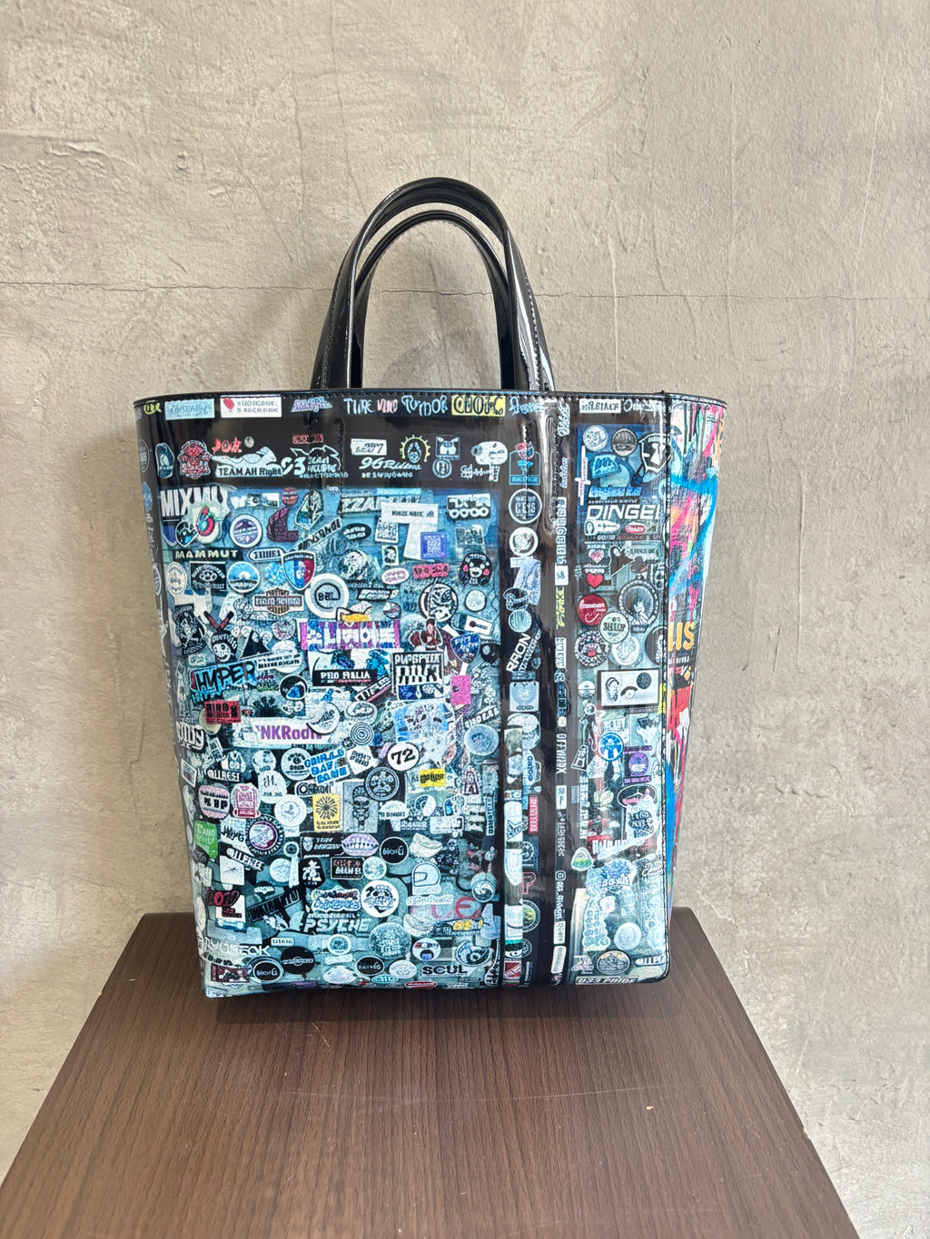 アートプリント２way台形トートバッグ