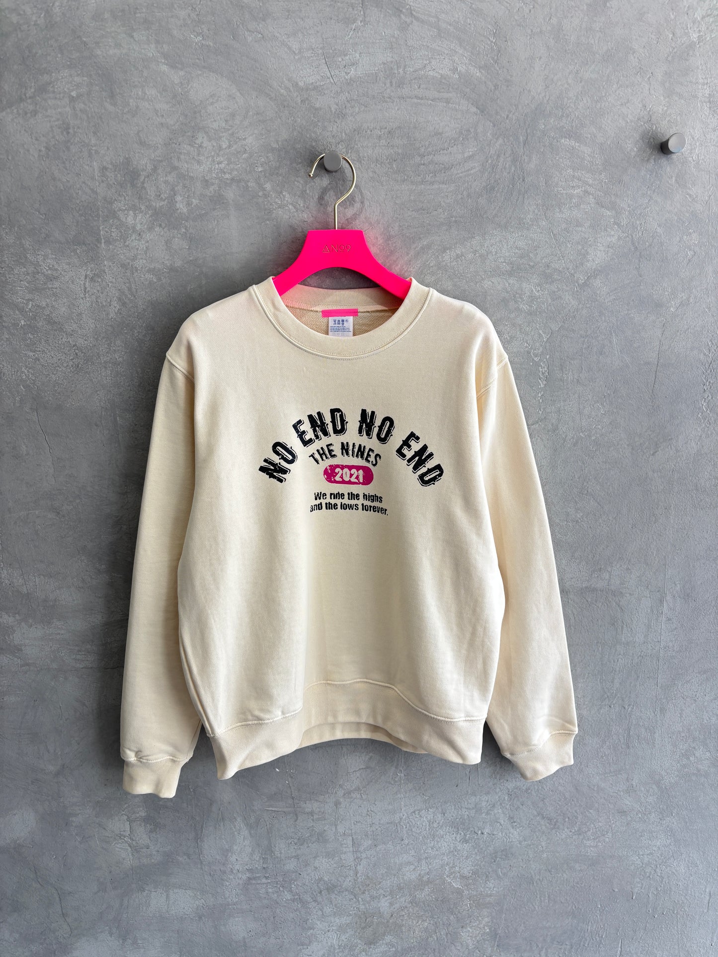 受付終了【予約販売】カレッジデザインスウェット／the Nines