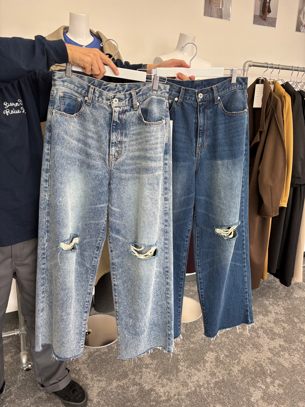 【予約⚡︎販売】クラッシュデニムヴィンテージワイドパンツ／604494／CYAN tokyo／2026 AW#1