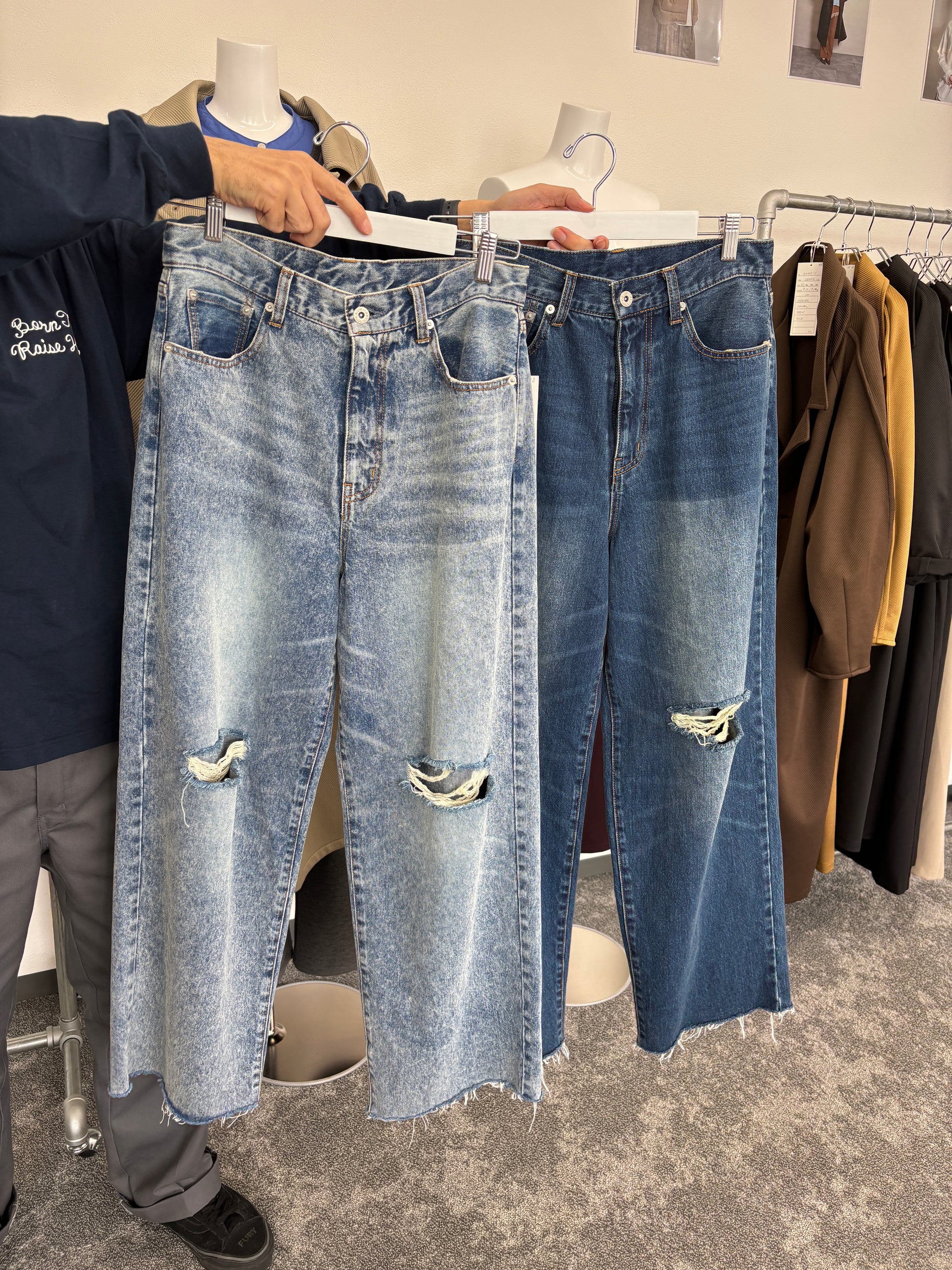 【予約⚡︎販売】クラッシュデニムヴィンテージワイドパンツ／604494／CYAN tokyo／2026 AW#1