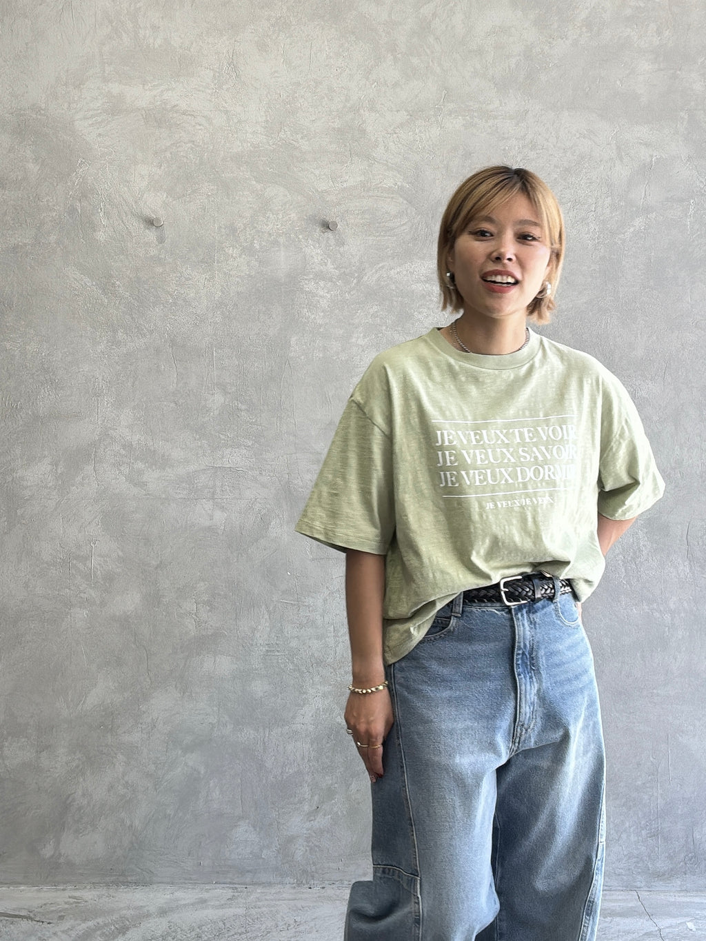受付終了【予約販売】JE VEUX スラブTシャツ／ING