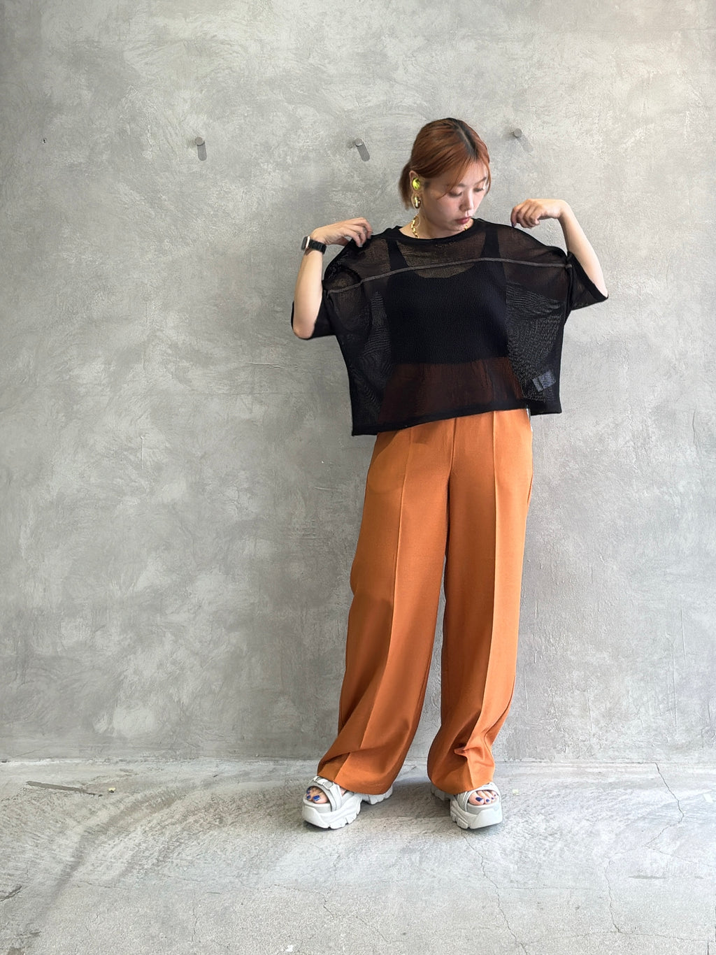 ルーミーパンツ／Anna Kerry／MNMS