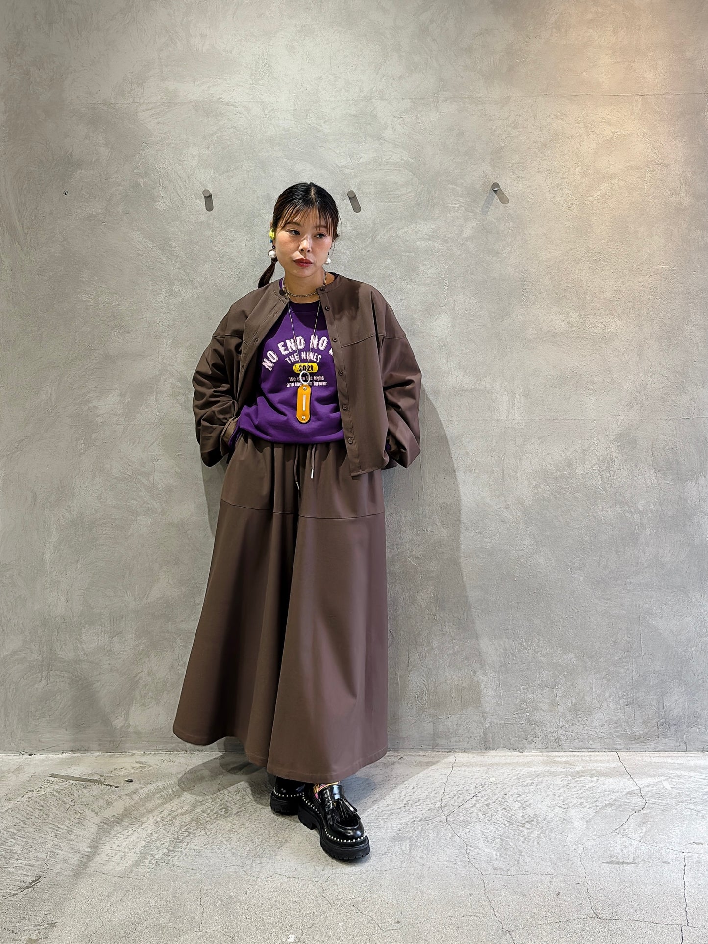 受付終了【予約販売】カレッジデザインスウェット／the Nines