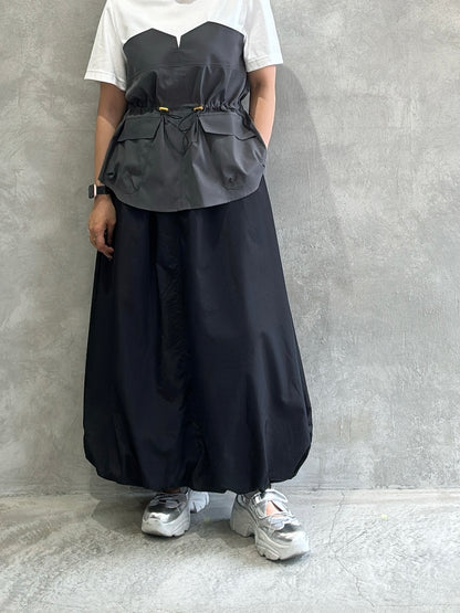 2wayナイロンバルーンスカート