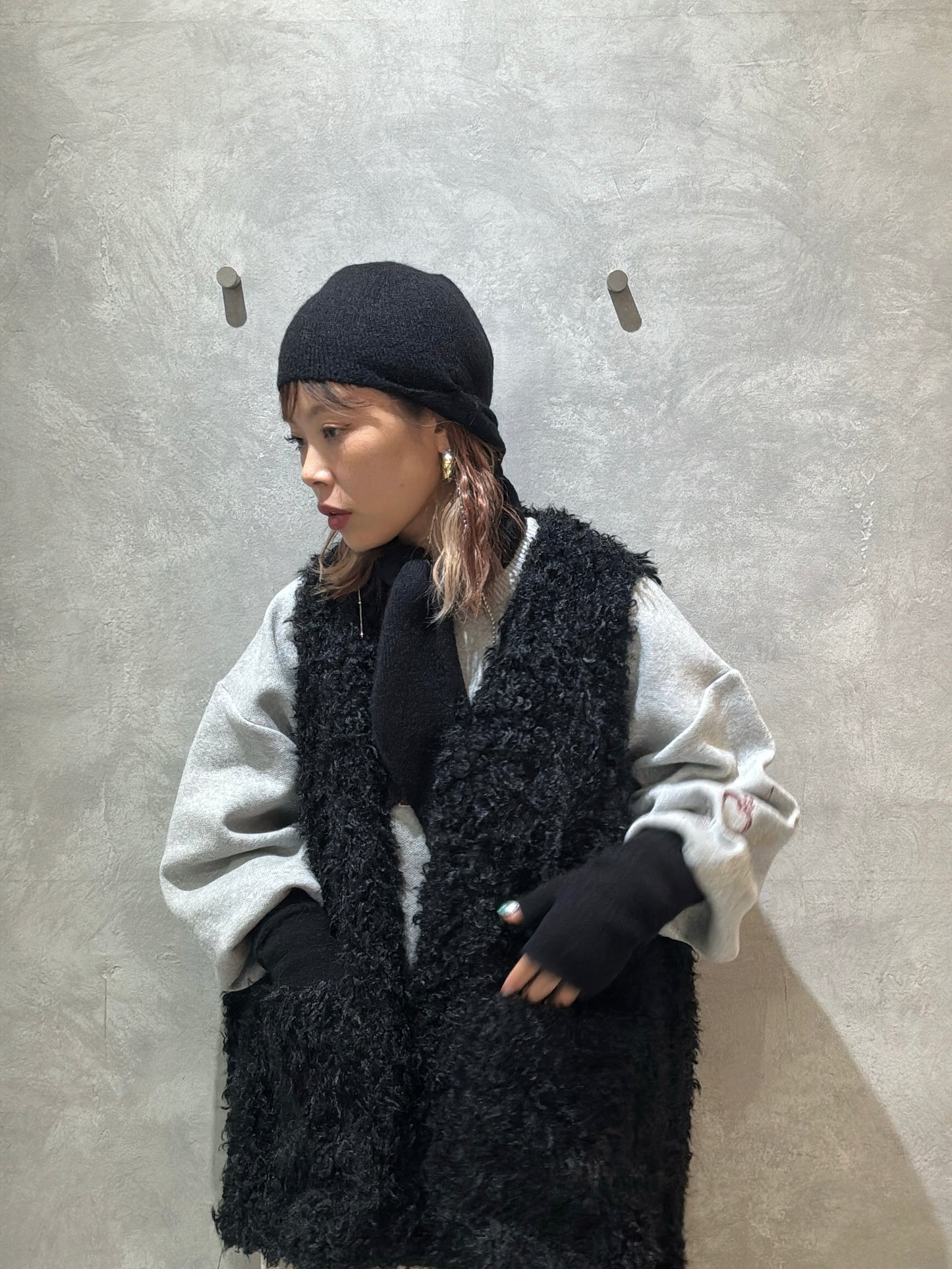 ソフトモヘアビーニー／VERSEAU