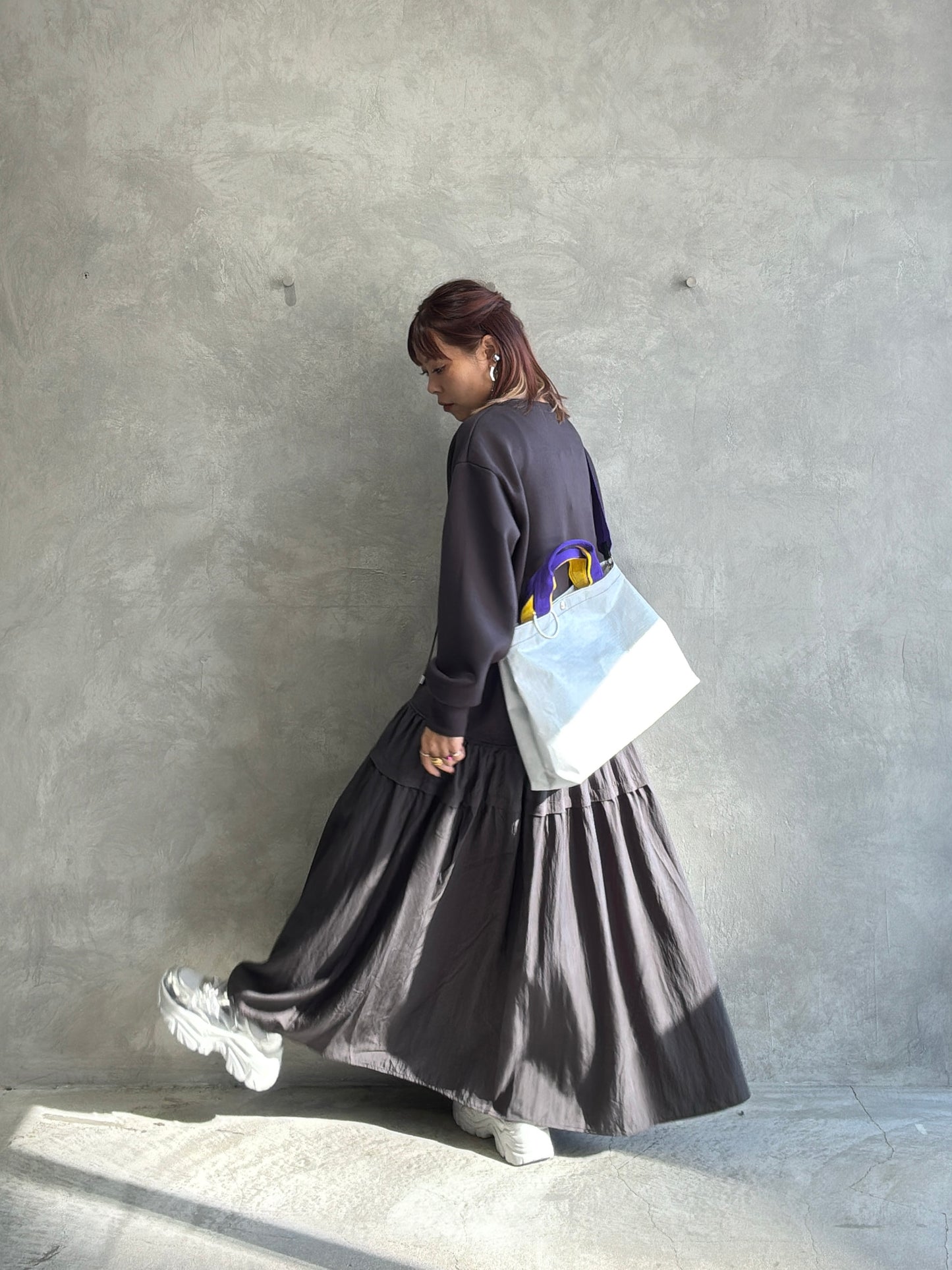 ウエストドロストドッキングワンピース／LHELBIE