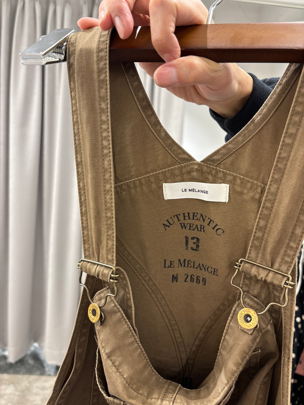 受付終了【予約販売】オーバーオール／8623502／LE MÉLANGE／2026 SS#2