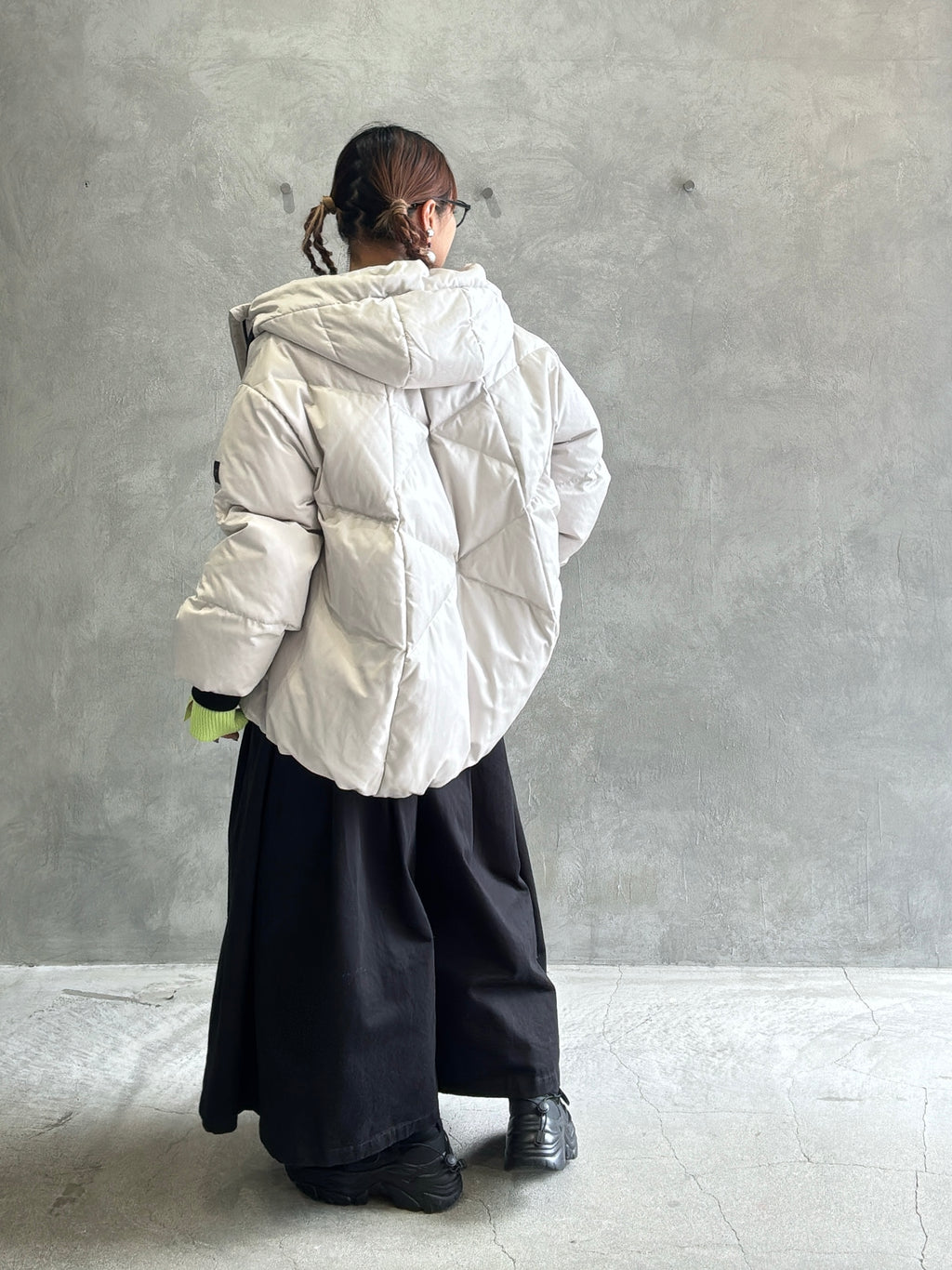 コクーンダウンジャケット／ayane