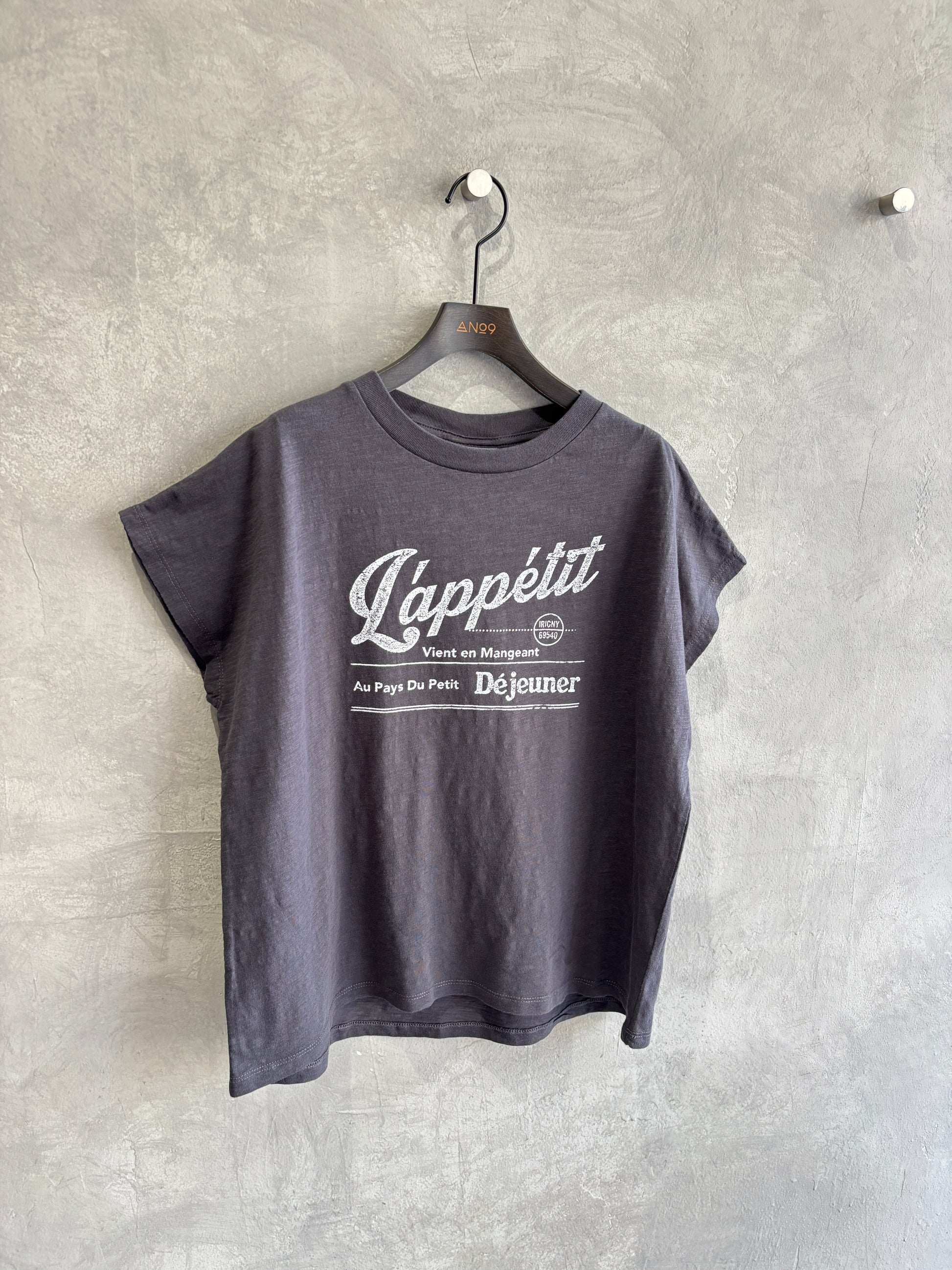 【予約販売】LappetitゆるフレンチスラブTシャツ／ING